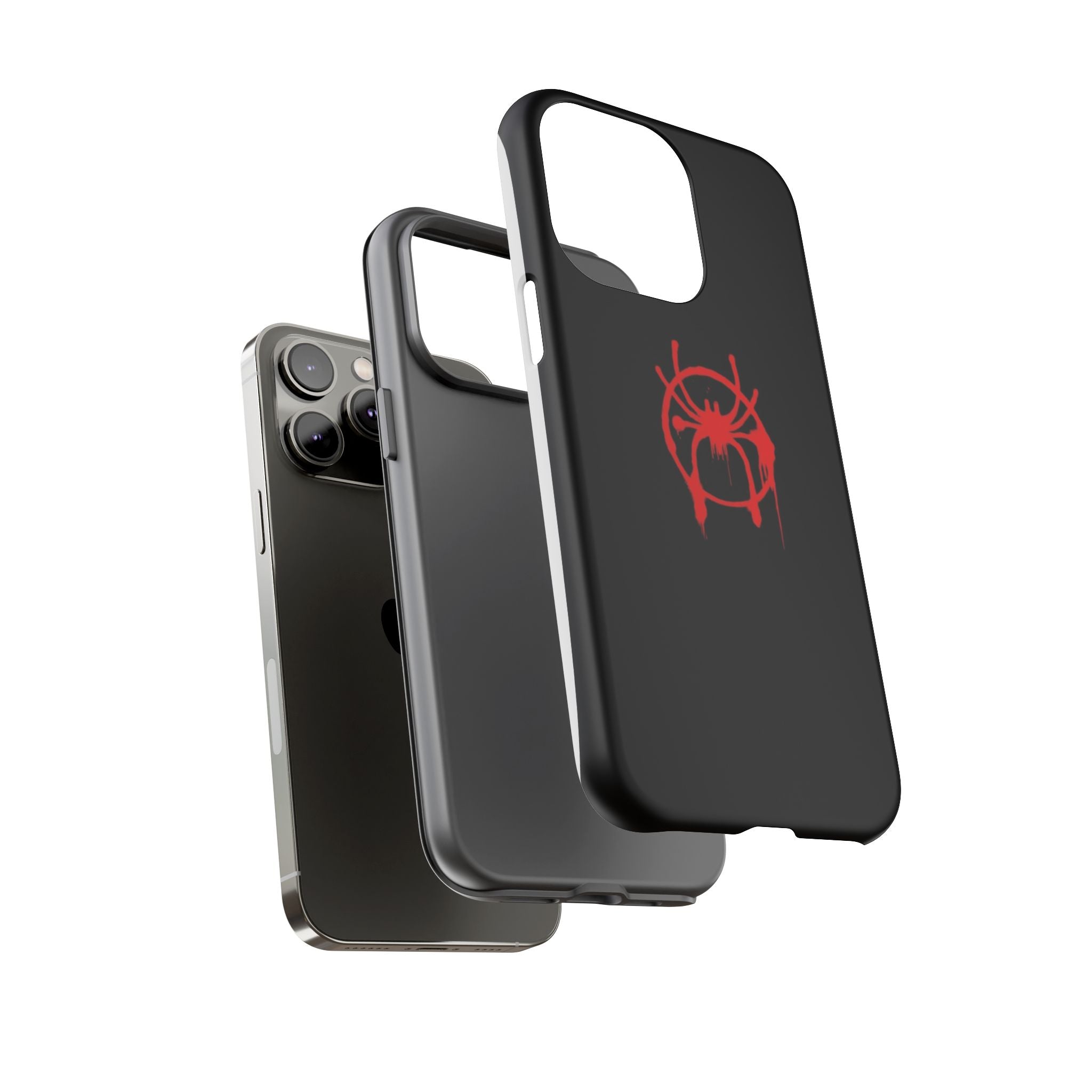 Red Spider Graphic Phone Case, Tough Phone Cover, Custom Mobile Protector, Stylish Gadget Accessory, Gift for Spider Fans