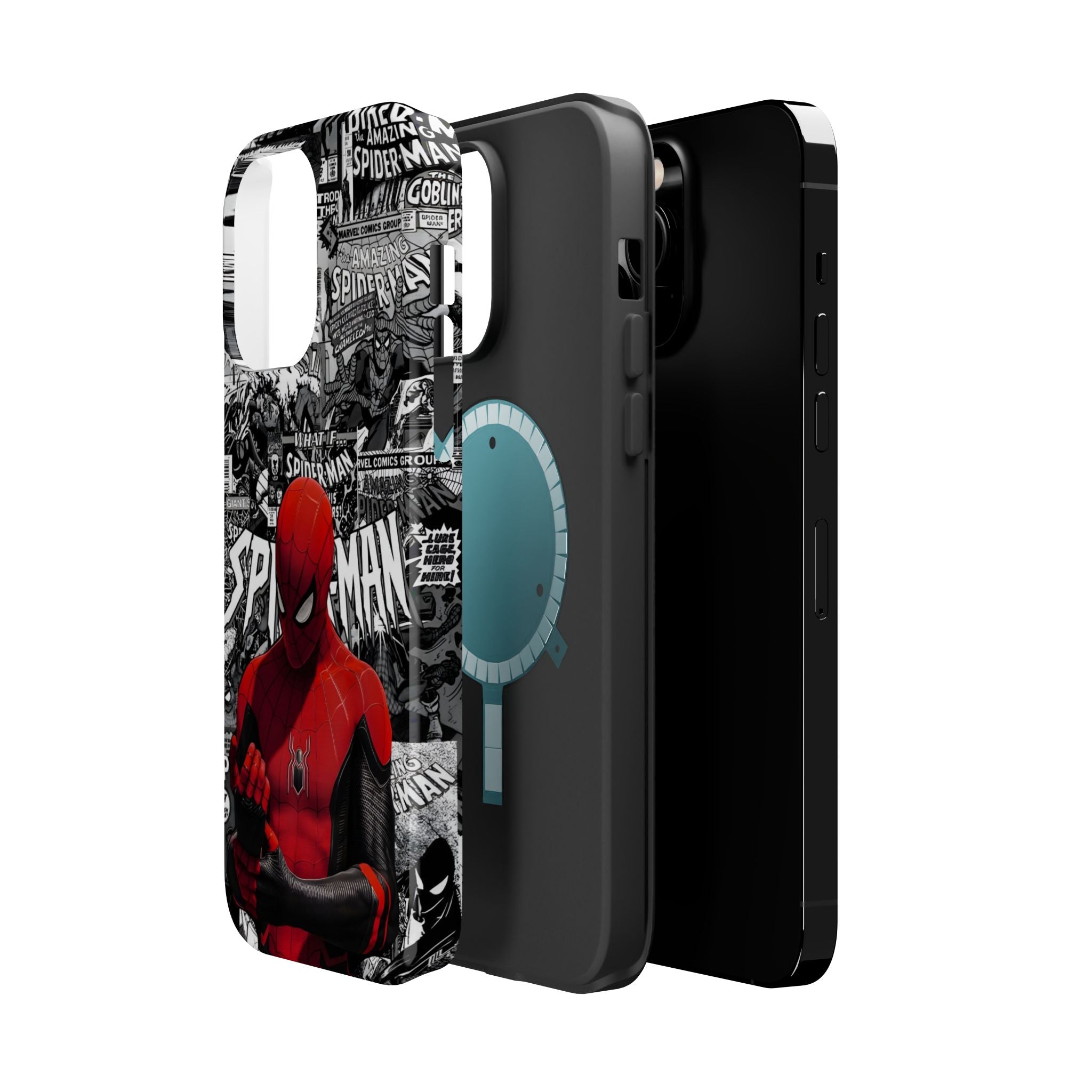 Spider-Man Magnetic Tough Case, Superhero Phone Cover, Gifts for Comic Book Fans, Durable Phone Protection, Kids and Adult Accessories