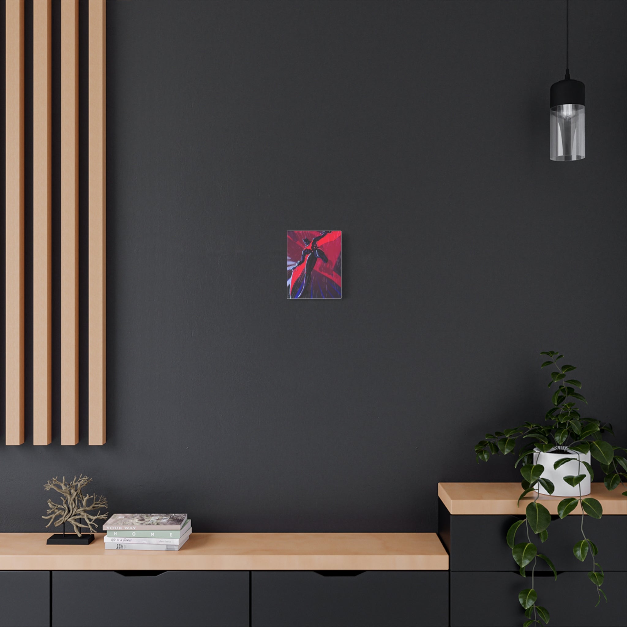 Stretched Canvas Art Print, Gothic Wall Decor, Perfect Gift for Art Lovers, Modern Bedroom Decor, Unique Home Wall Art, Gift for Her