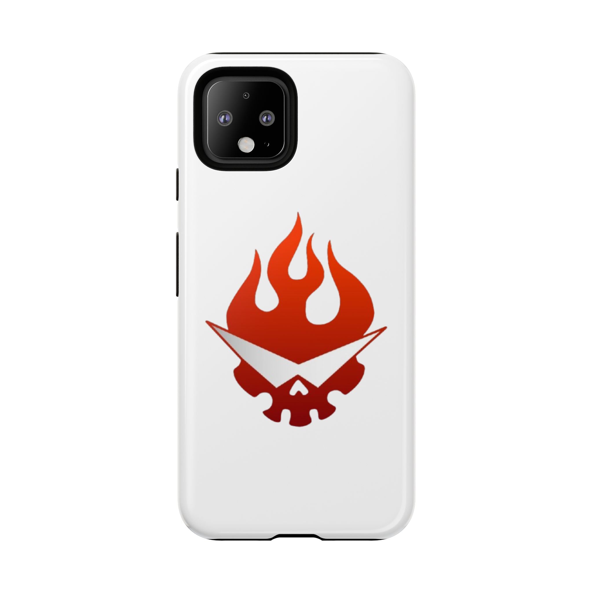 Bold Flame Phone Case, Tough Cases for Daily Protection, Stylish Accessories, Gift for Fire Lovers, Trendy Tech Gear