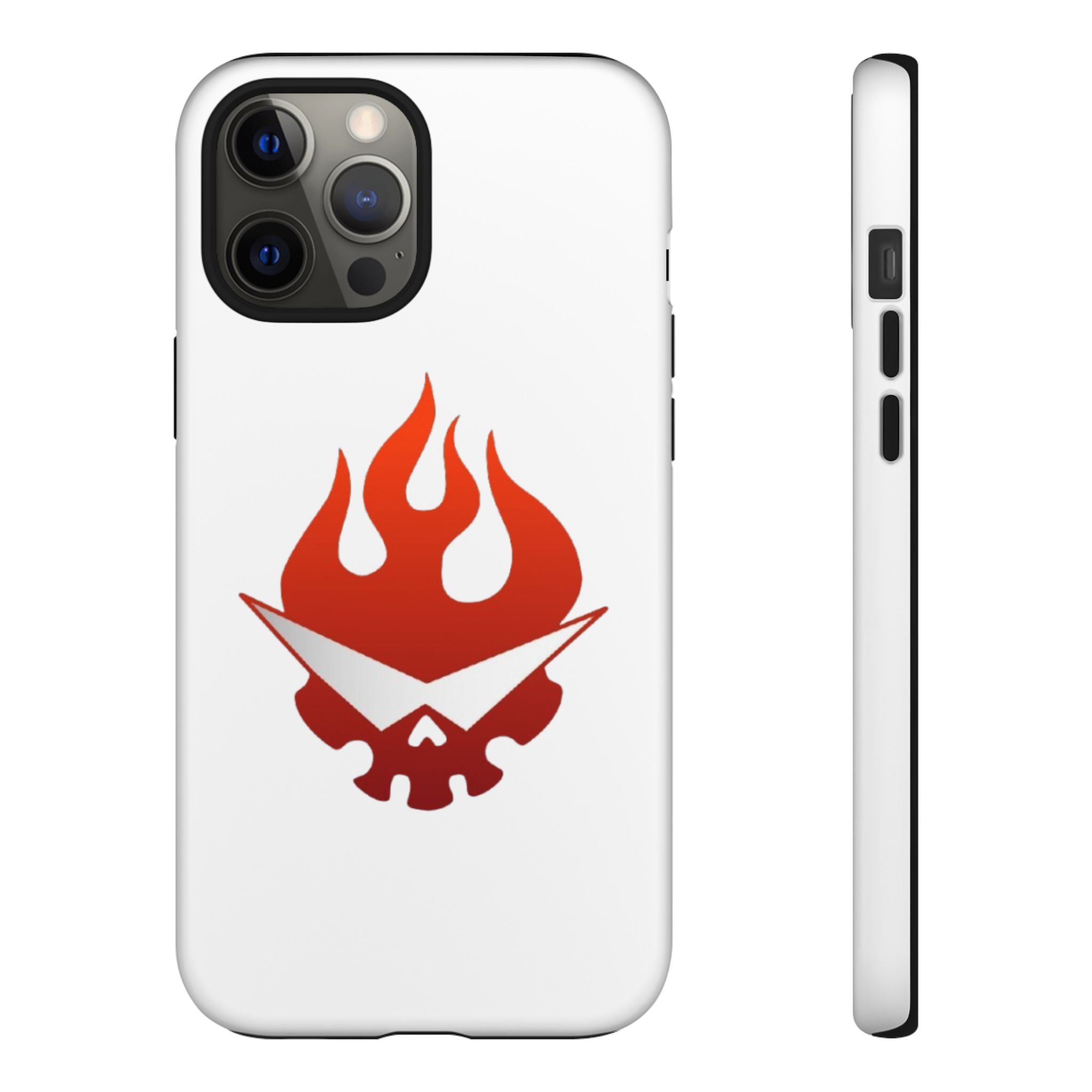 Bold Flame Phone Case, Tough Cases for Daily Protection, Stylish Accessories, Gift for Fire Lovers, Trendy Tech Gear