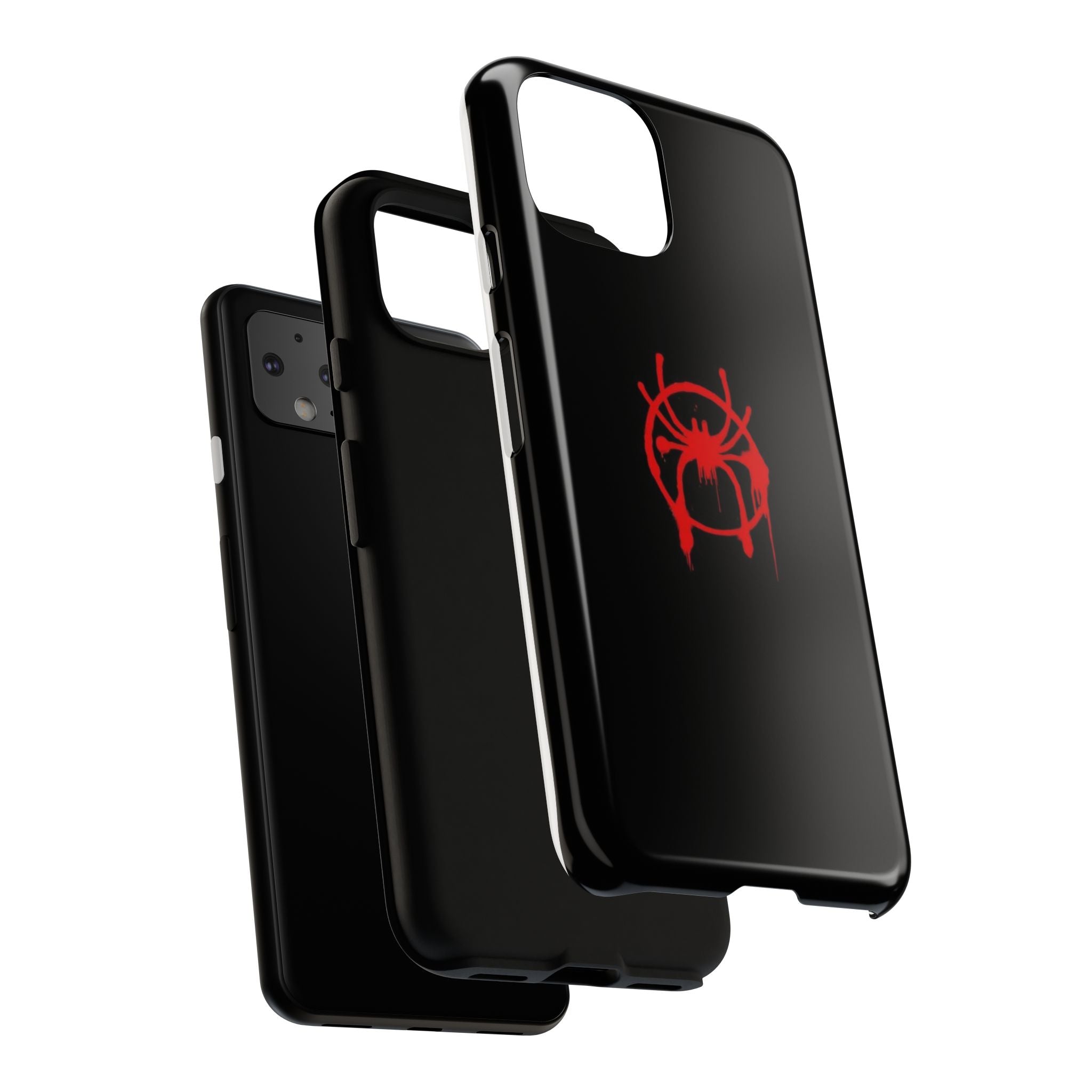 Red Spider Graphic Phone Case, Tough Phone Cover, Custom Mobile Protector, Stylish Gadget Accessory, Gift for Spider Fans