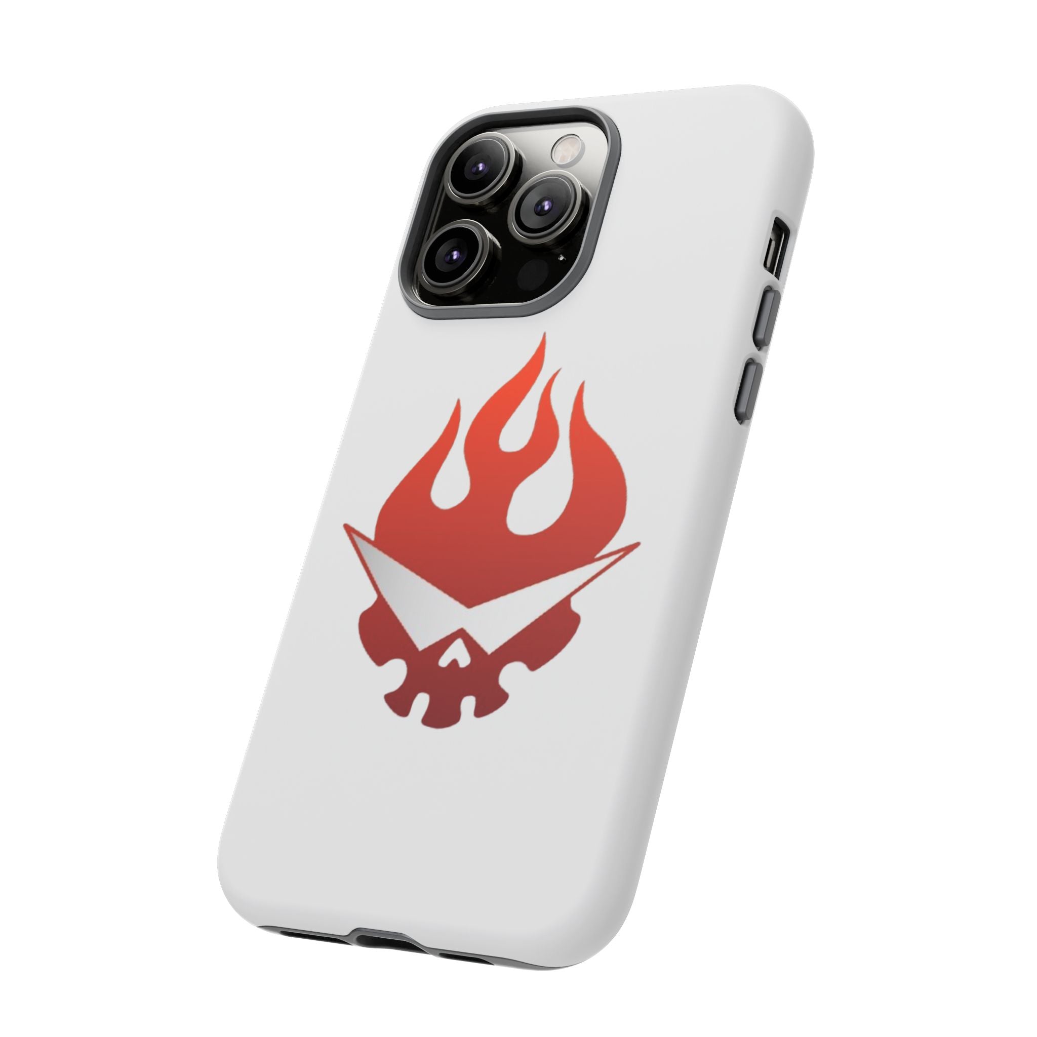 Bold Flame Phone Case, Tough Cases for Daily Protection, Stylish Accessories, Gift for Fire Lovers, Trendy Tech Gear