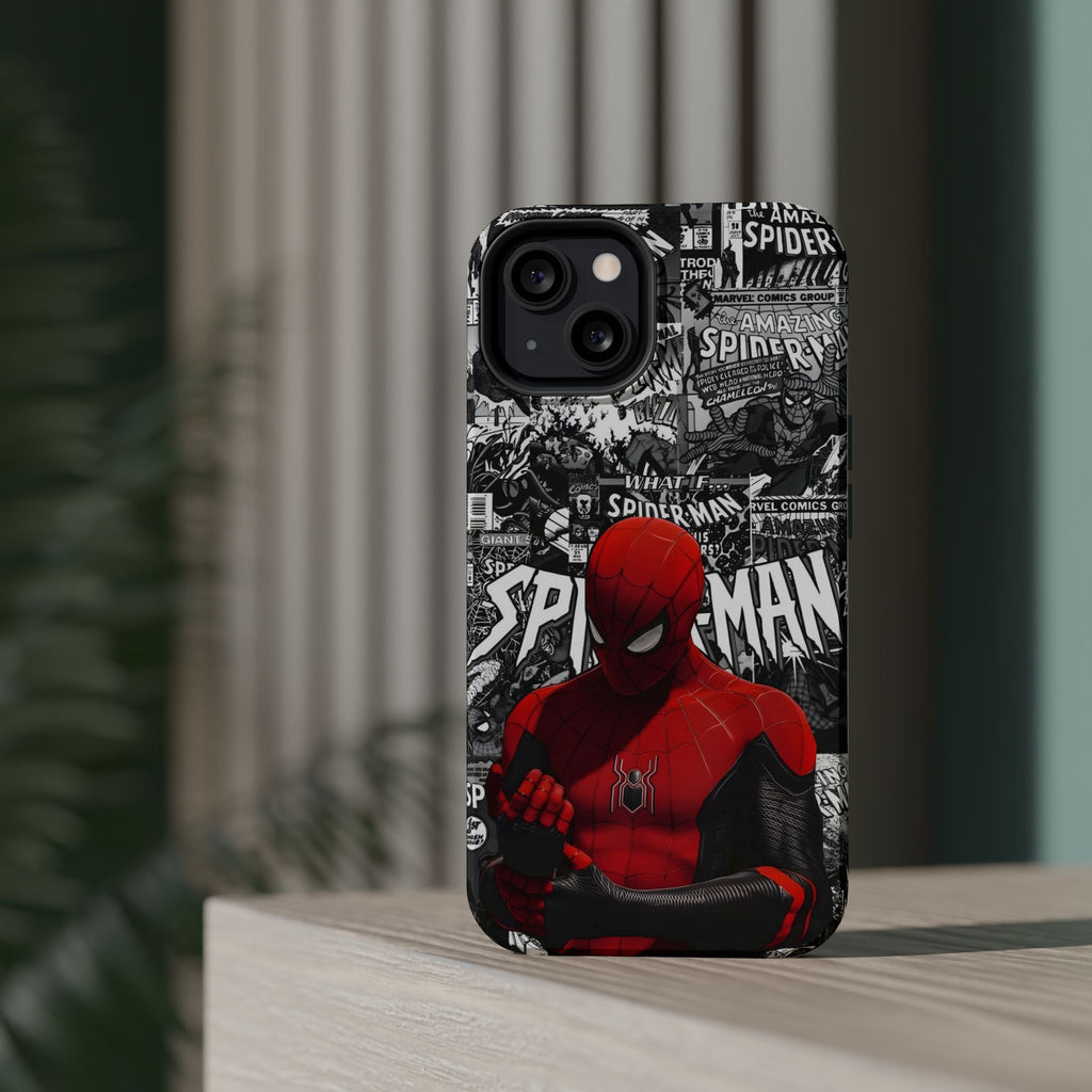 Spider-Man Magnetic Tough Case, Superhero Phone Cover, Gifts for Comic Book Fans, Durable Phone Protection, Kids and Adult Accessories