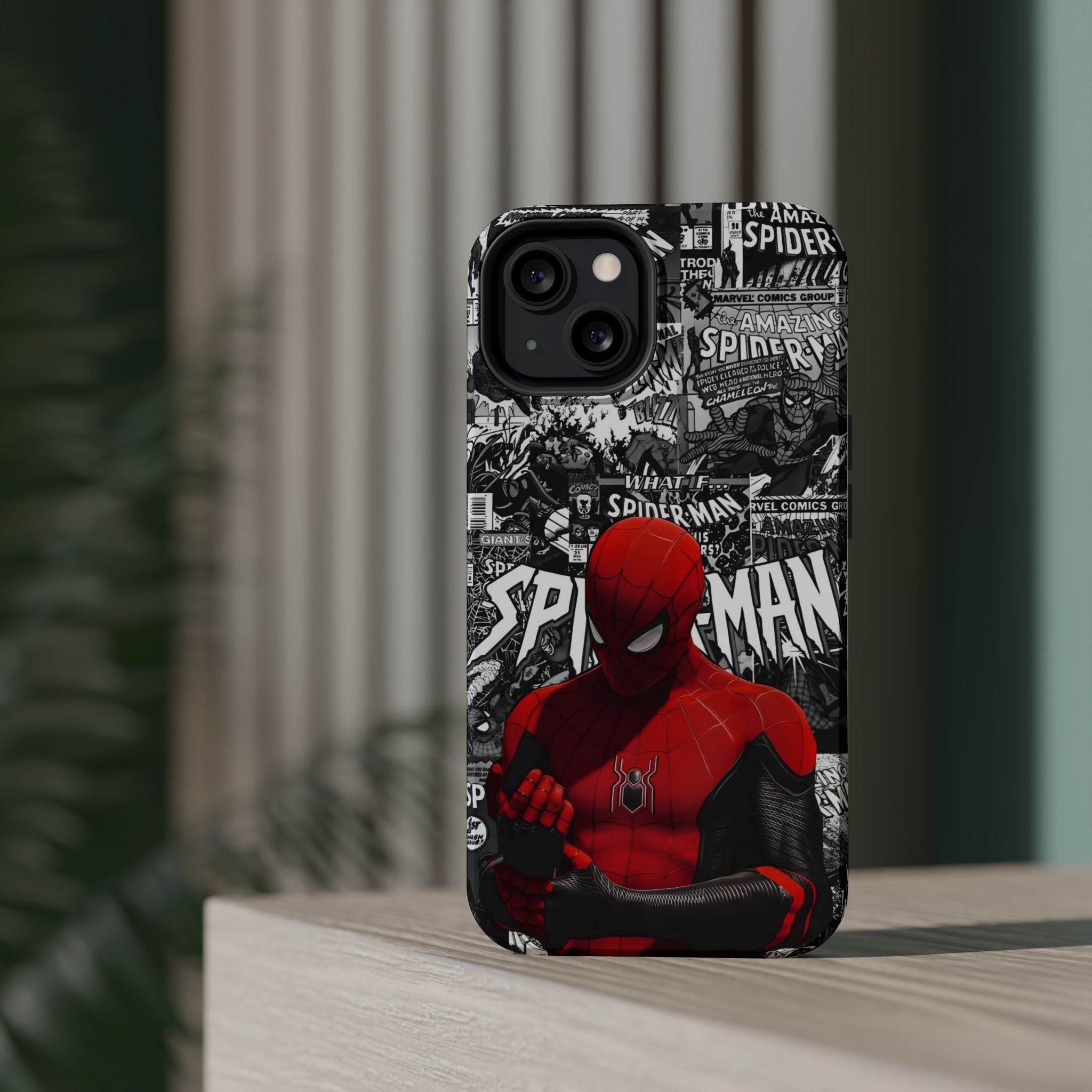 Spider-Man Magnetic Tough Case, Superhero Phone Cover, Gifts for Comic Book Fans, Durable Phone Protection, Kids and Adult Accessories