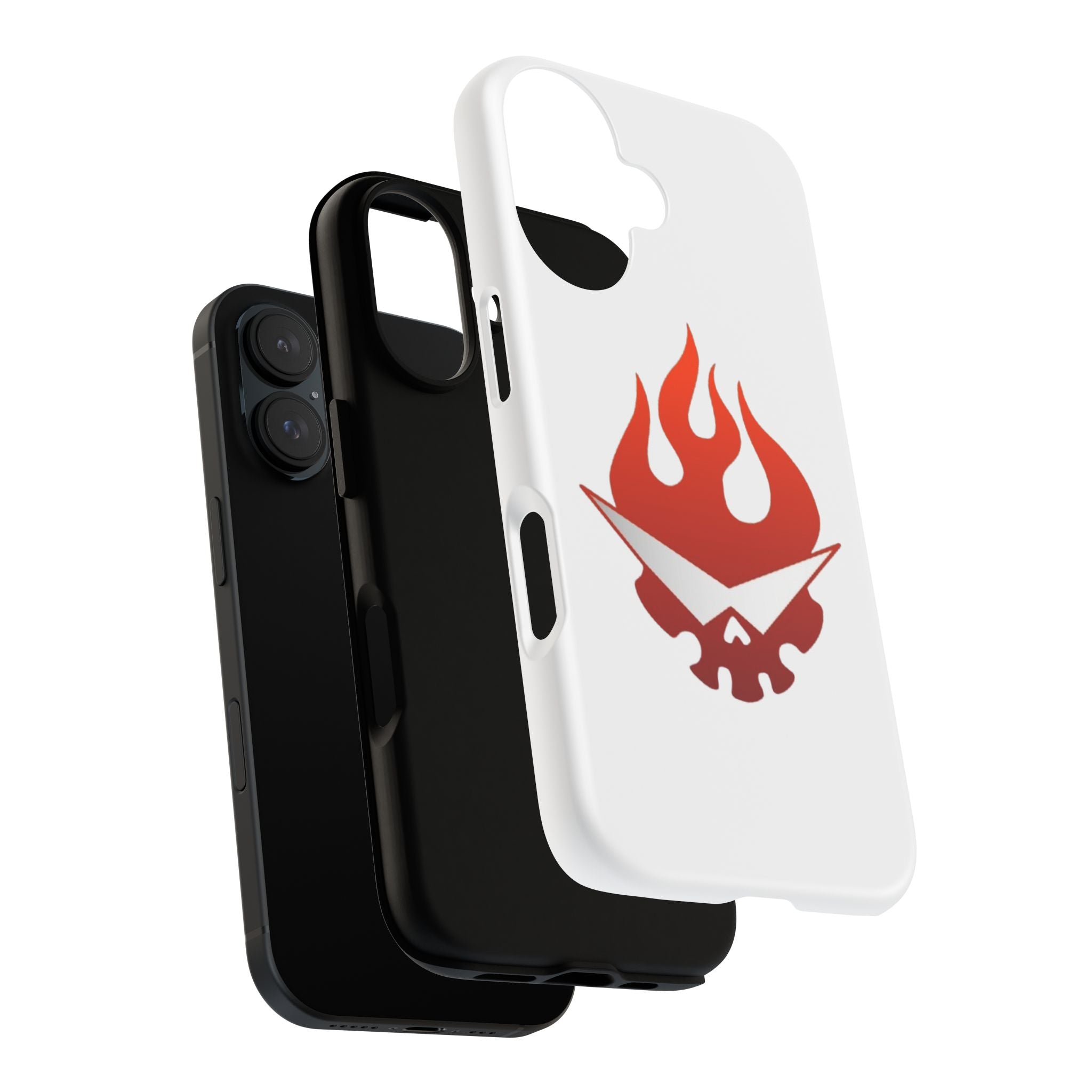 Bold Flame Phone Case, Tough Cases for Daily Protection, Stylish Accessories, Gift for Fire Lovers, Trendy Tech Gear