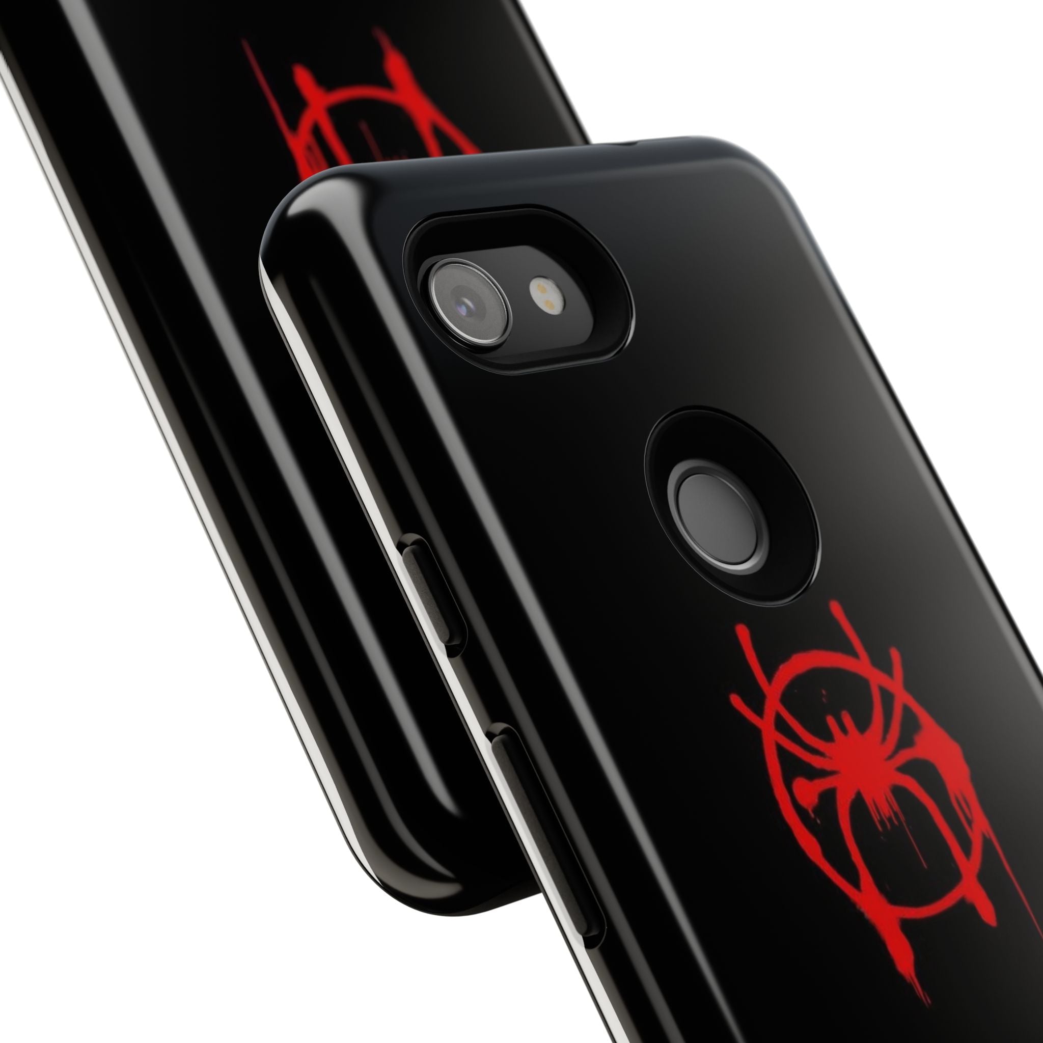 Red Spider Graphic Phone Case, Tough Phone Cover, Custom Mobile Protector, Stylish Gadget Accessory, Gift for Spider Fans