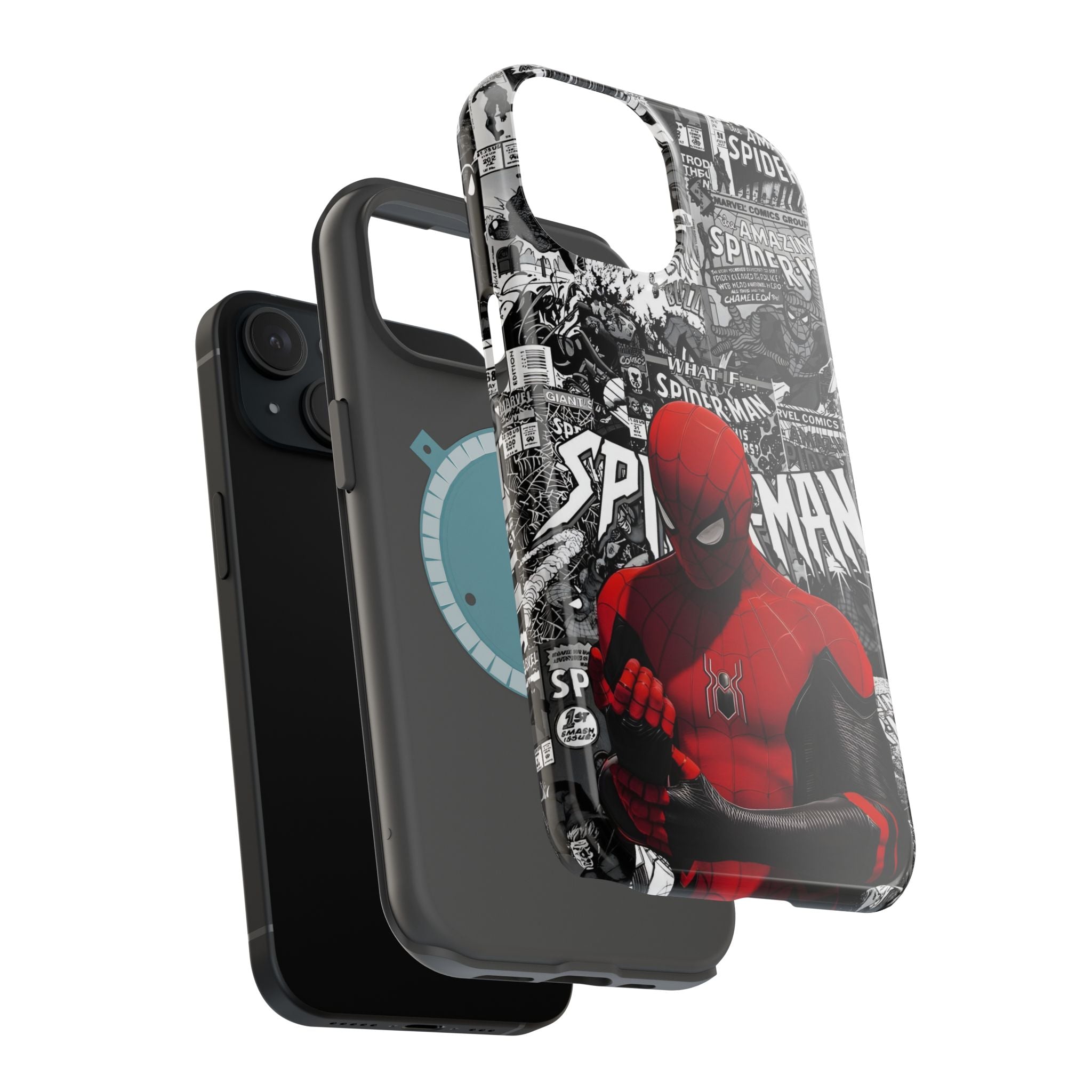 Spider-Man Magnetic Tough Case, Superhero Phone Cover, Gifts for Comic Book Fans, Durable Phone Protection, Kids and Adult Accessories