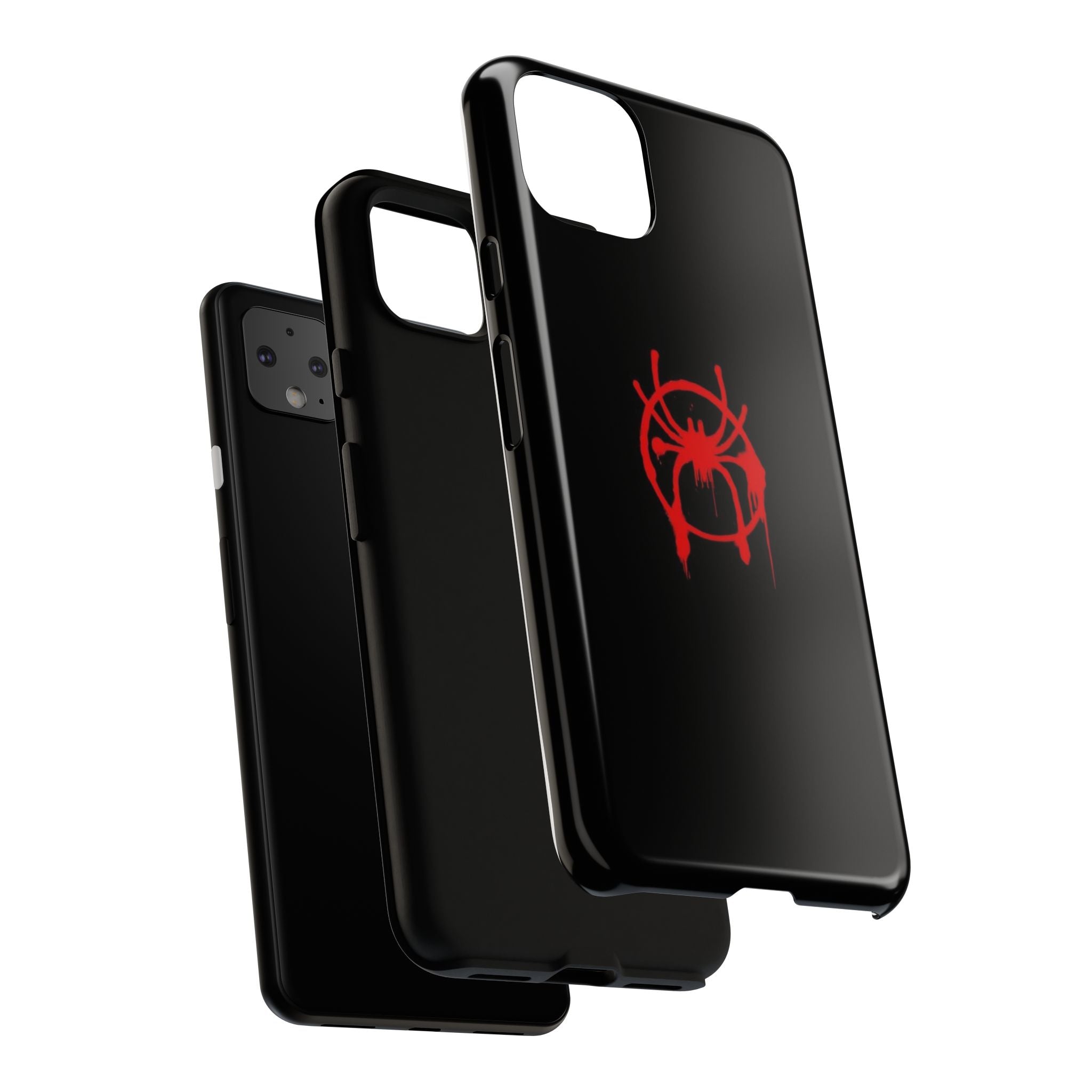 Red Spider Graphic Phone Case, Tough Phone Cover, Custom Mobile Protector, Stylish Gadget Accessory, Gift for Spider Fans