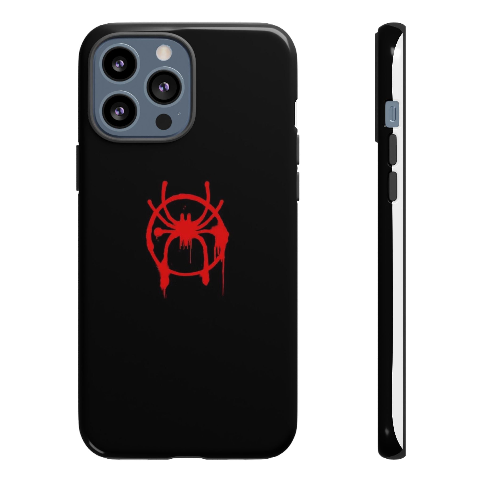 Red Spider Graphic Phone Case, Tough Phone Cover, Custom Mobile Protector, Stylish Gadget Accessory, Gift for Spider Fans