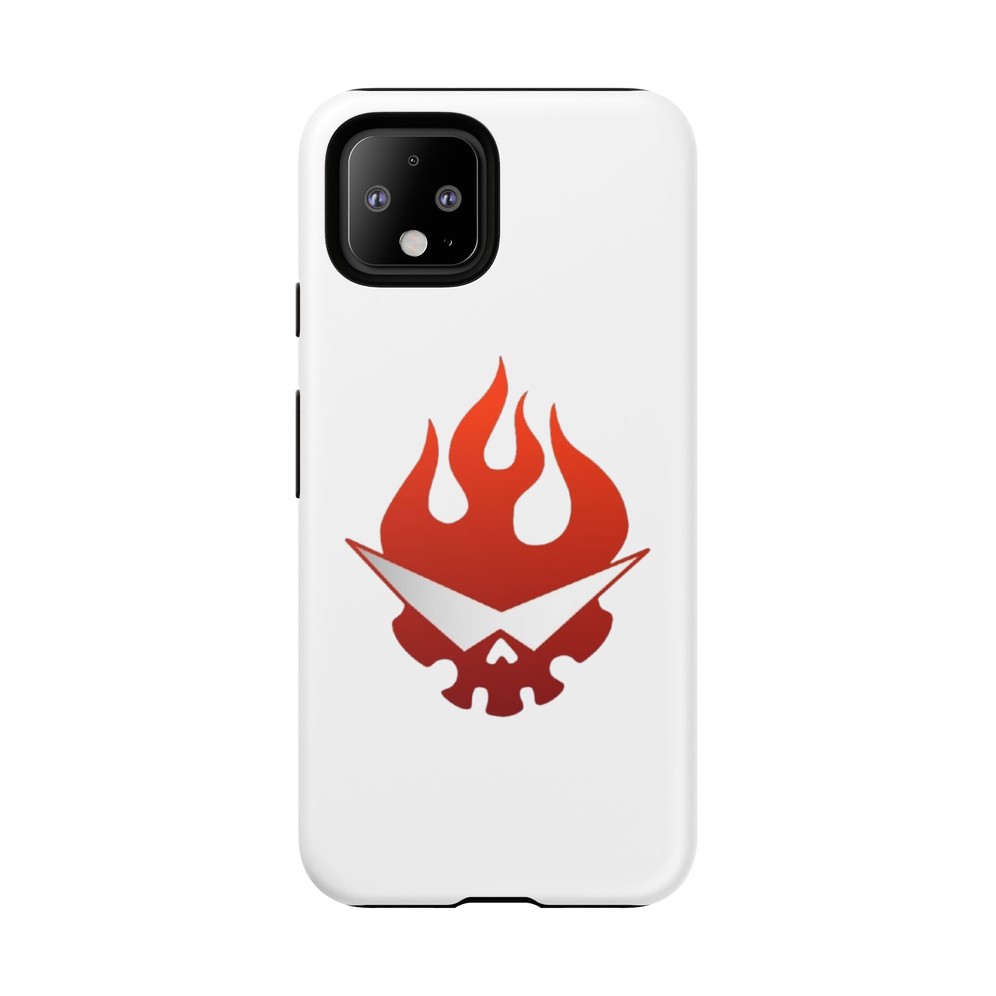 Bold Flame Phone Case, Tough Cases for Daily Protection, Stylish Accessories, Gift for Fire Lovers, Trendy Tech Gear