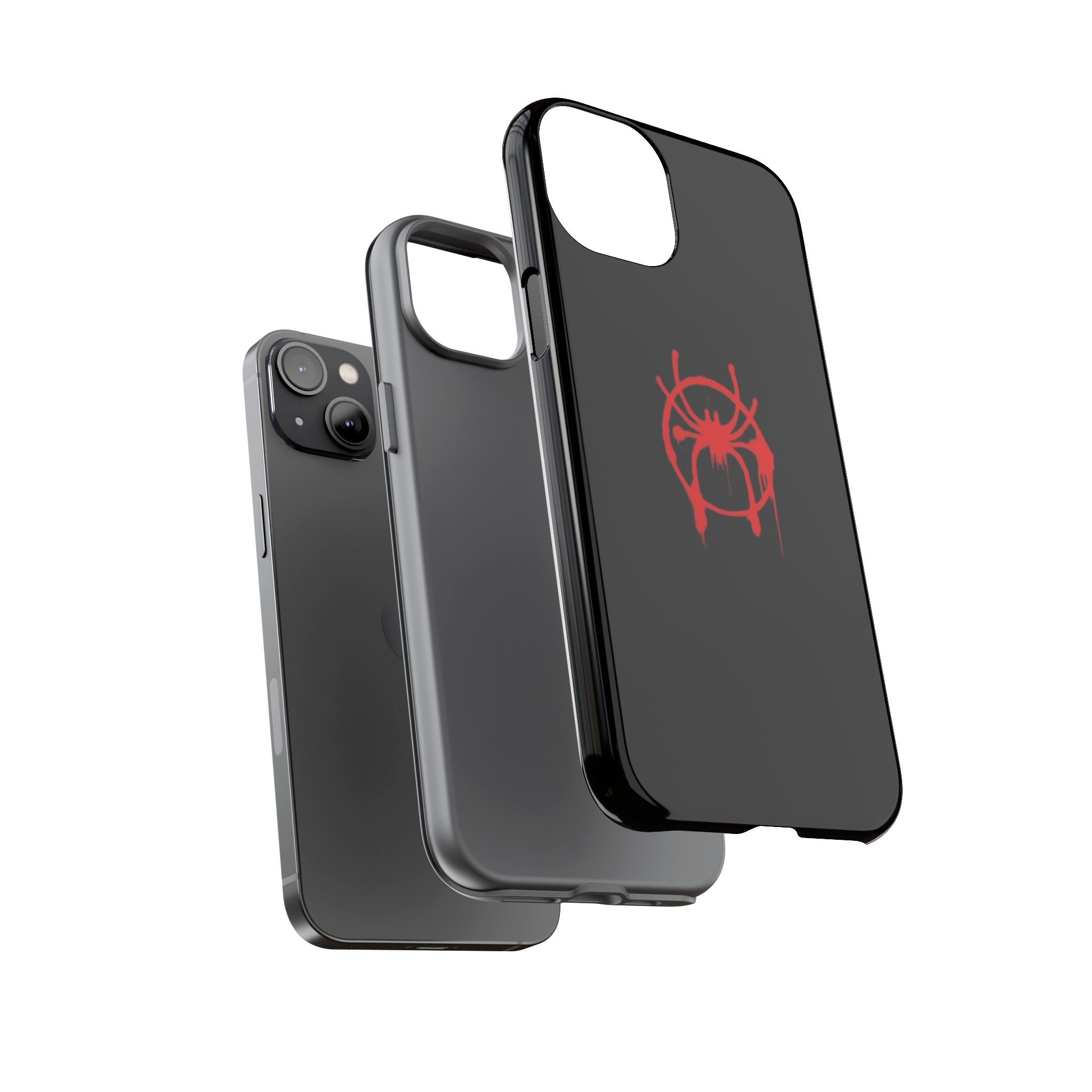 Red Spider Graphic Phone Case, Tough Phone Cover, Custom Mobile Protector, Stylish Gadget Accessory, Gift for Spider Fans