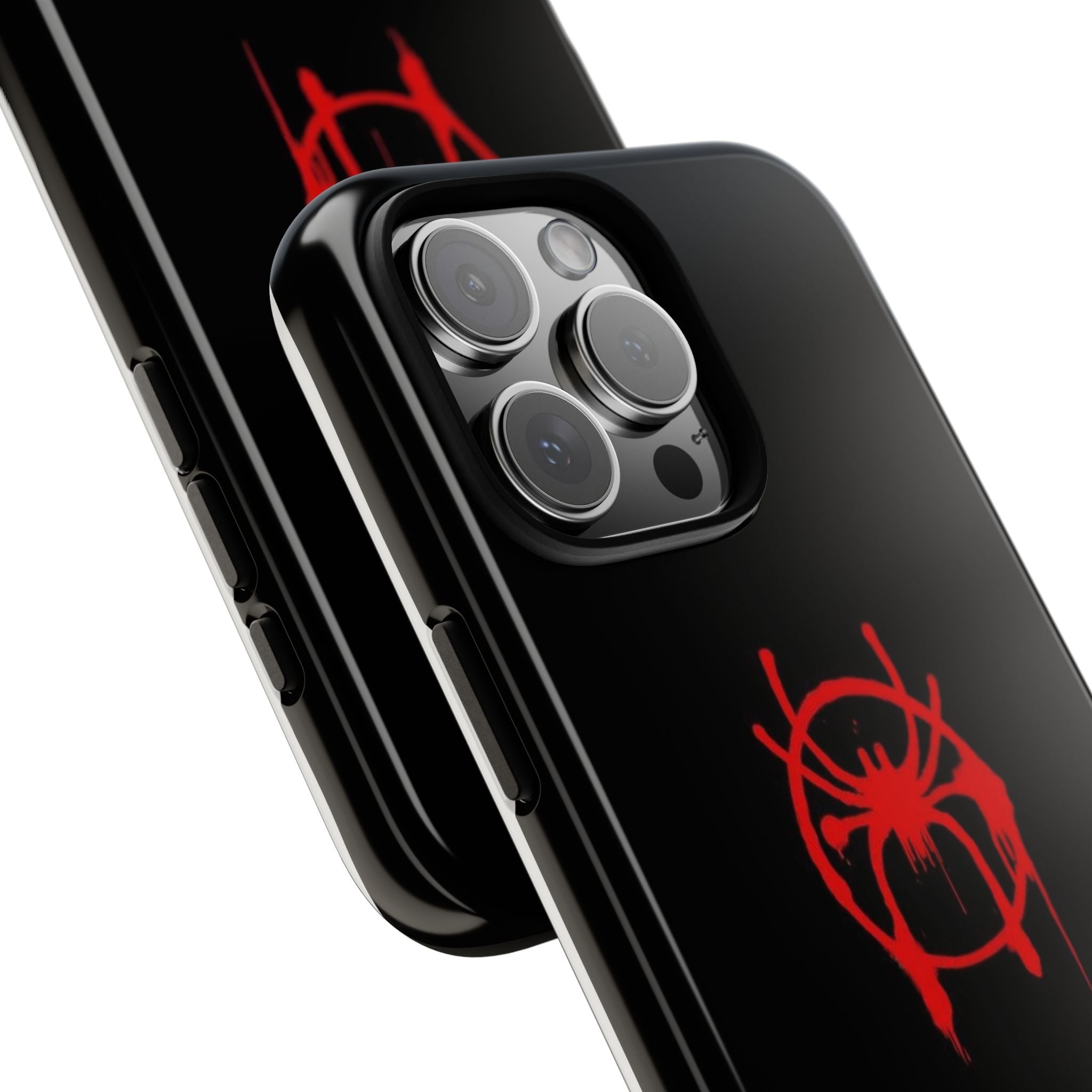 Red Spider Graphic Phone Case, Tough Phone Cover, Custom Mobile Protector, Stylish Gadget Accessory, Gift for Spider Fans