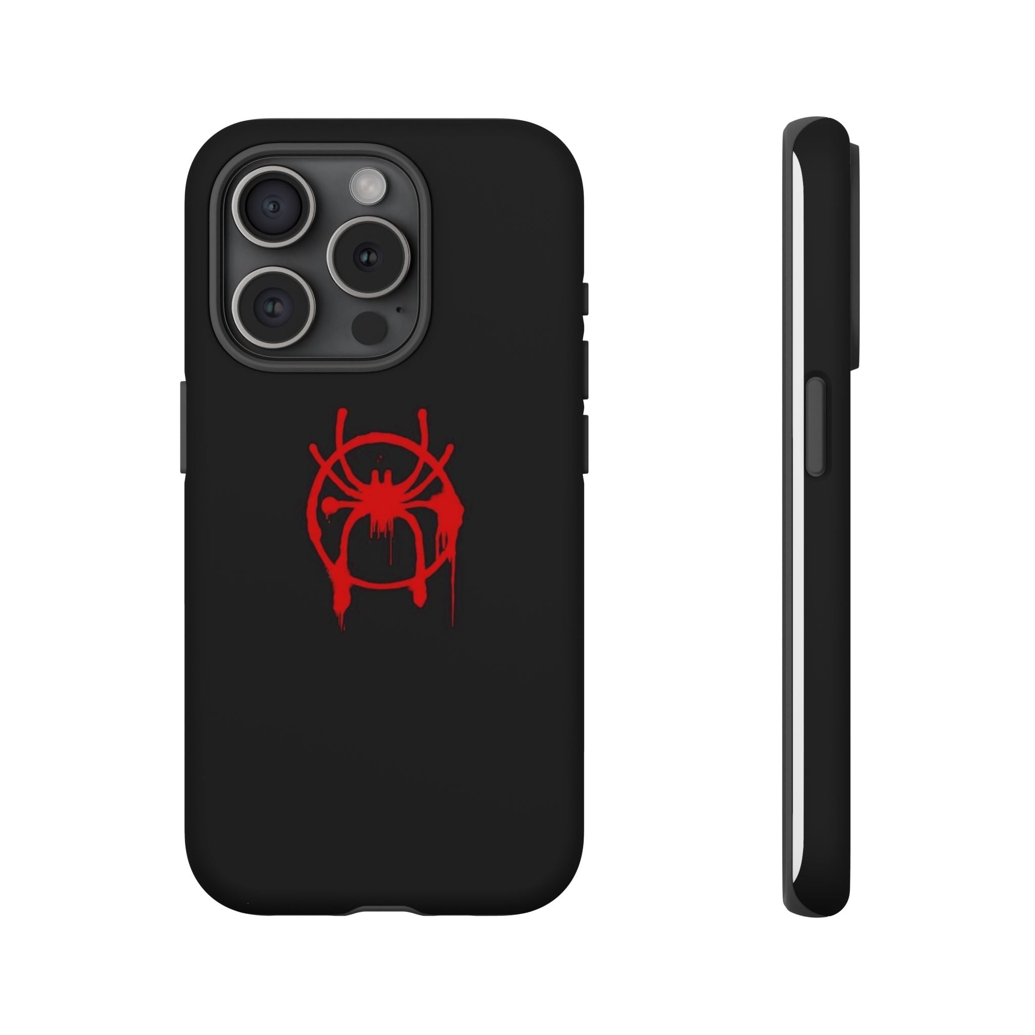 Red Spider Graphic Phone Case, Tough Phone Cover, Custom Mobile Protector, Stylish Gadget Accessory, Gift for Spider Fans
