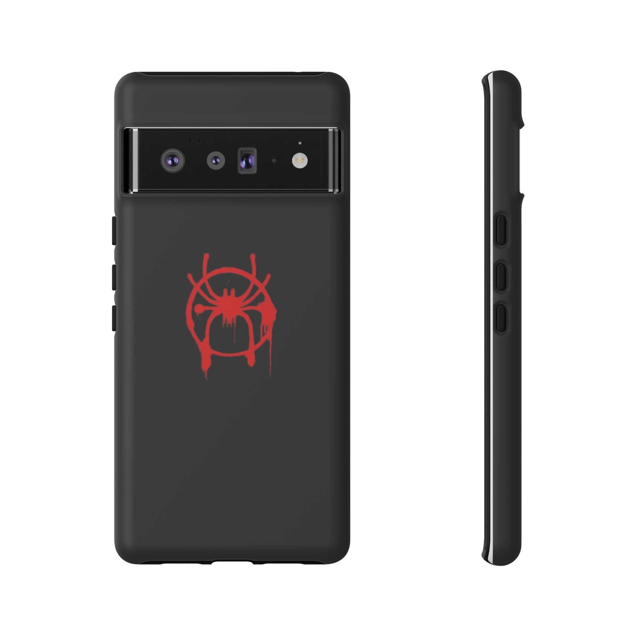 Red Spider Graphic Phone Case, Tough Phone Cover, Custom Mobile Protector, Stylish Gadget Accessory, Gift for Spider Fans