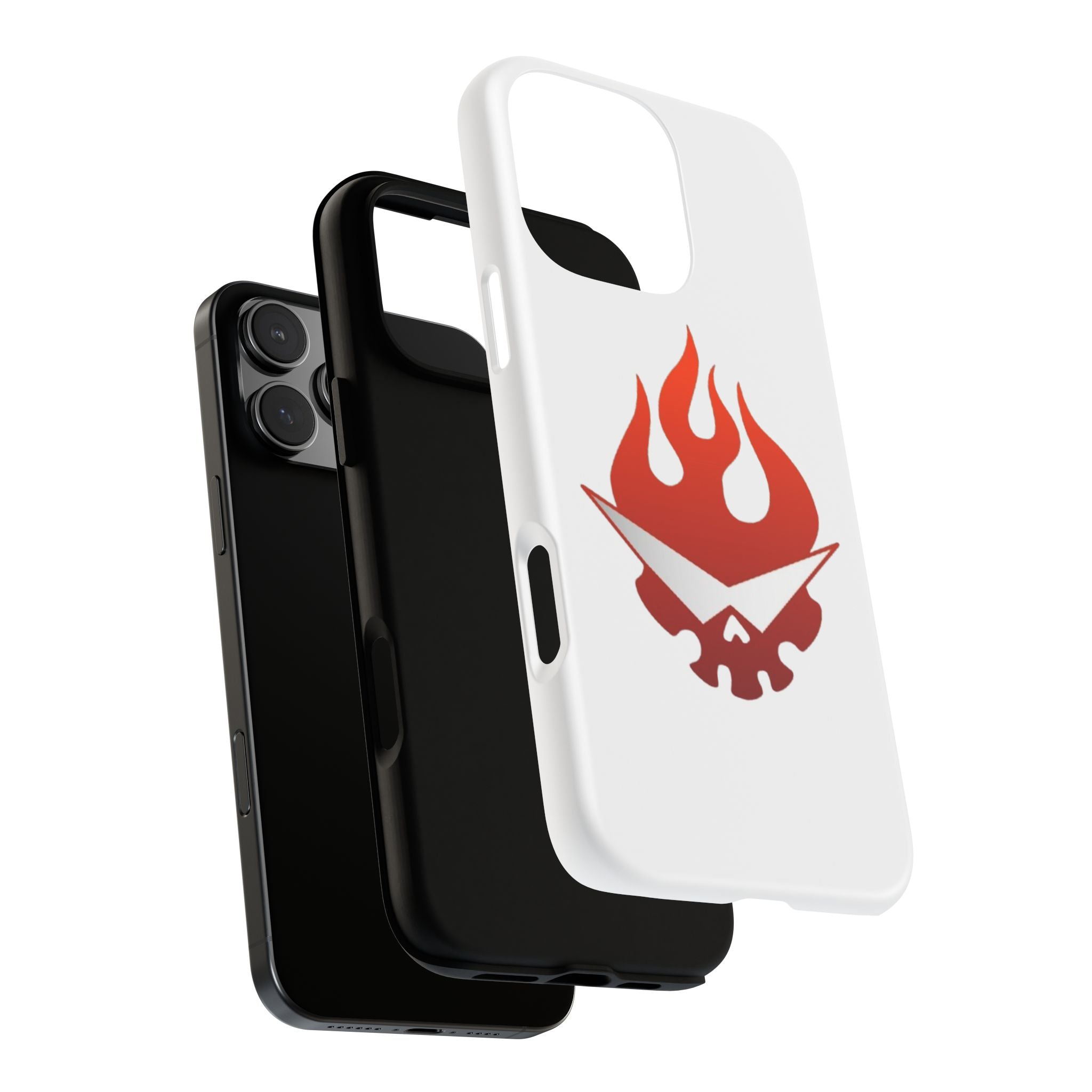Bold Flame Phone Case, Tough Cases for Daily Protection, Stylish Accessories, Gift for Fire Lovers, Trendy Tech Gear
