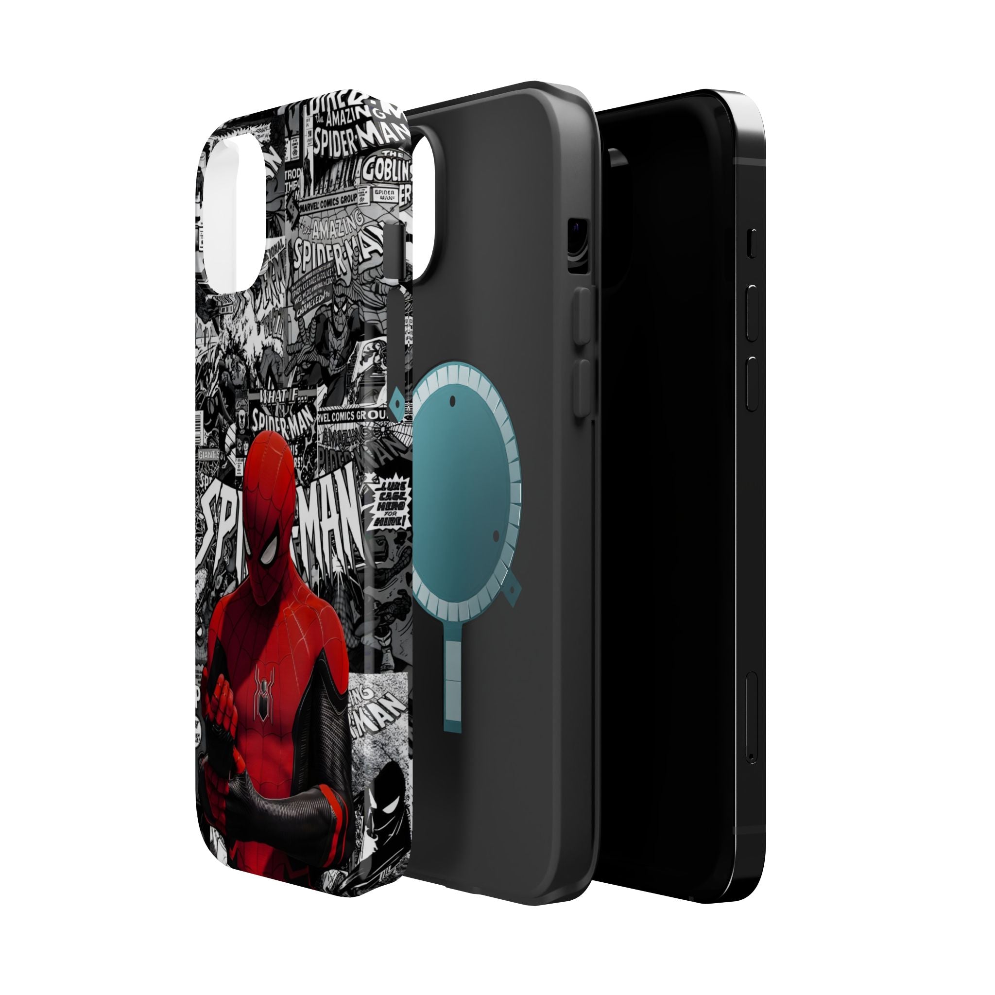 Spider-Man Magnetic Tough Case, Superhero Phone Cover, Gifts for Comic Book Fans, Durable Phone Protection, Kids and Adult Accessories