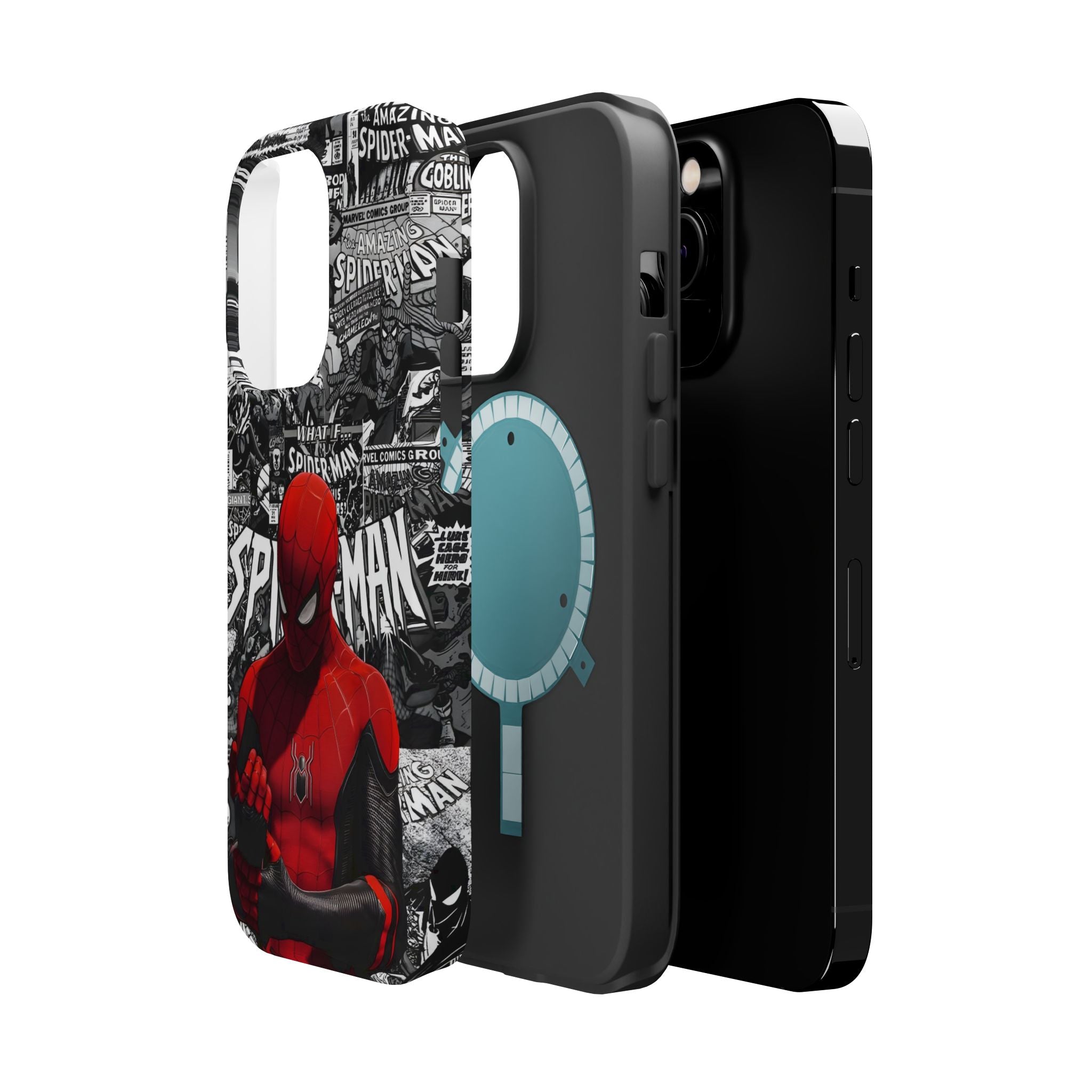 Spider-Man Magnetic Tough Case, Superhero Phone Cover, Gifts for Comic Book Fans, Durable Phone Protection, Kids and Adult Accessories