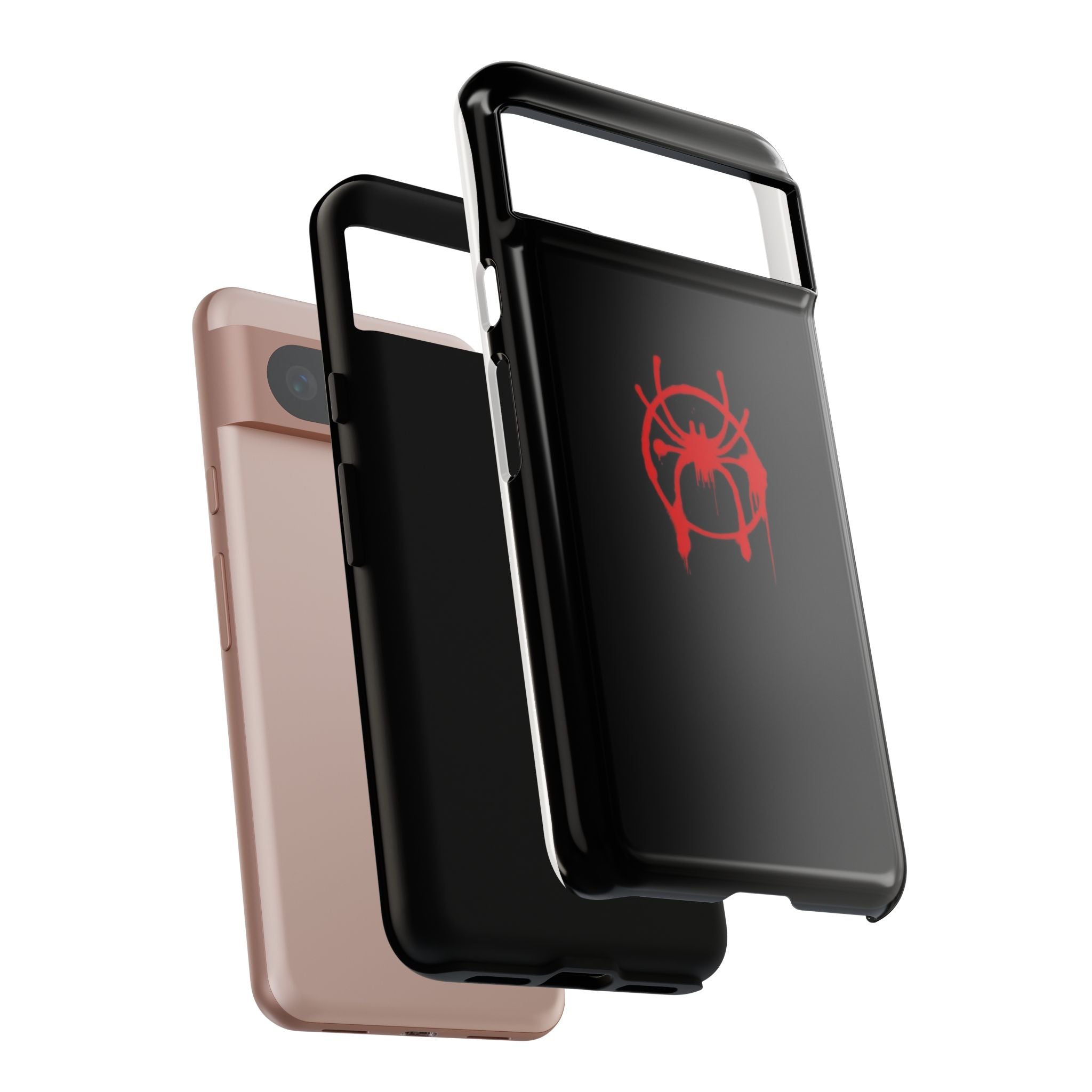 Red Spider Graphic Phone Case, Tough Phone Cover, Custom Mobile Protector, Stylish Gadget Accessory, Gift for Spider Fans