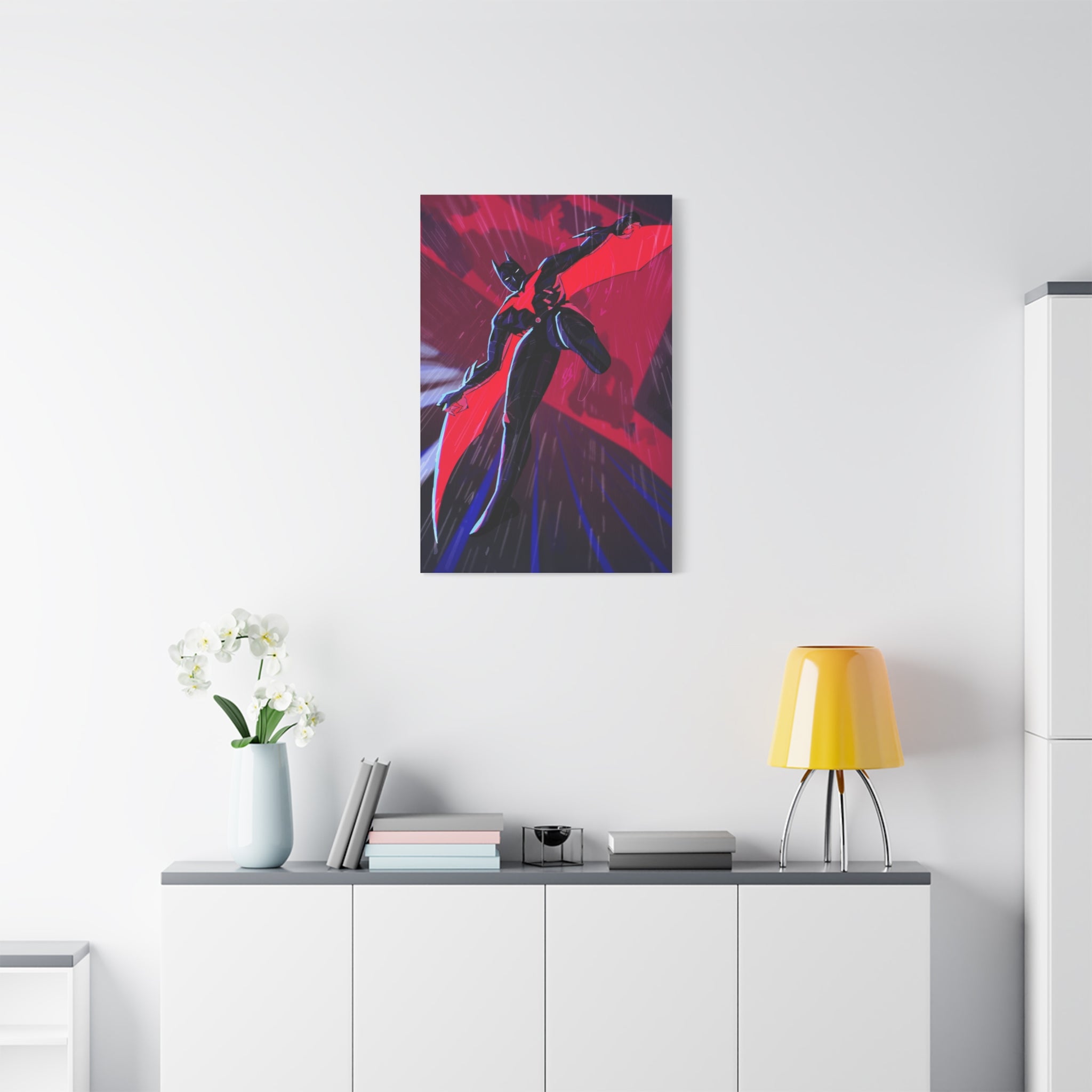 Stretched Canvas Art Print, Gothic Wall Decor, Perfect Gift for Art Lovers, Modern Bedroom Decor, Unique Home Wall Art, Gift for Her