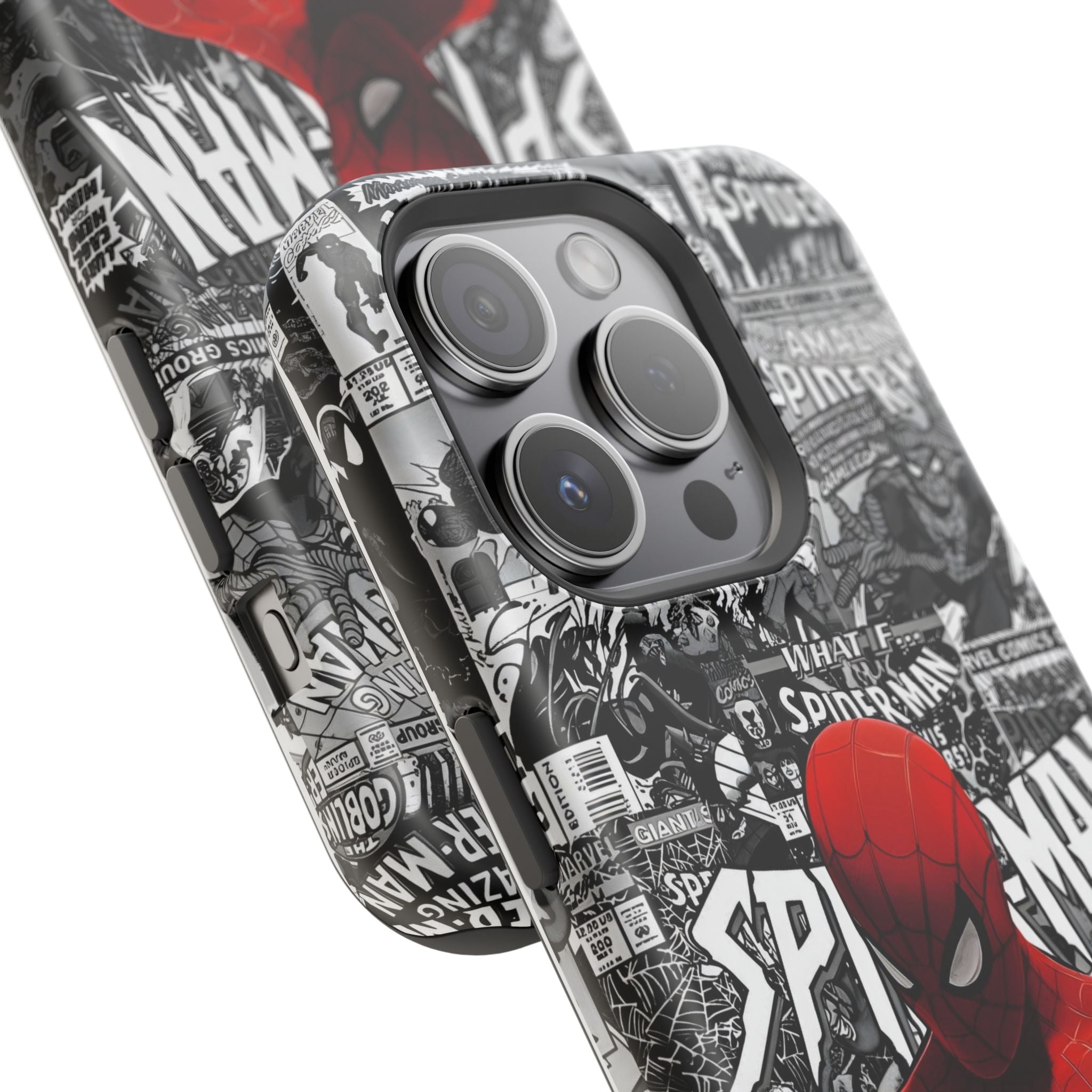 Spider-Man Magnetic Tough Case, Superhero Phone Cover, Gifts for Comic Book Fans, Durable Phone Protection, Kids and Adult Accessories