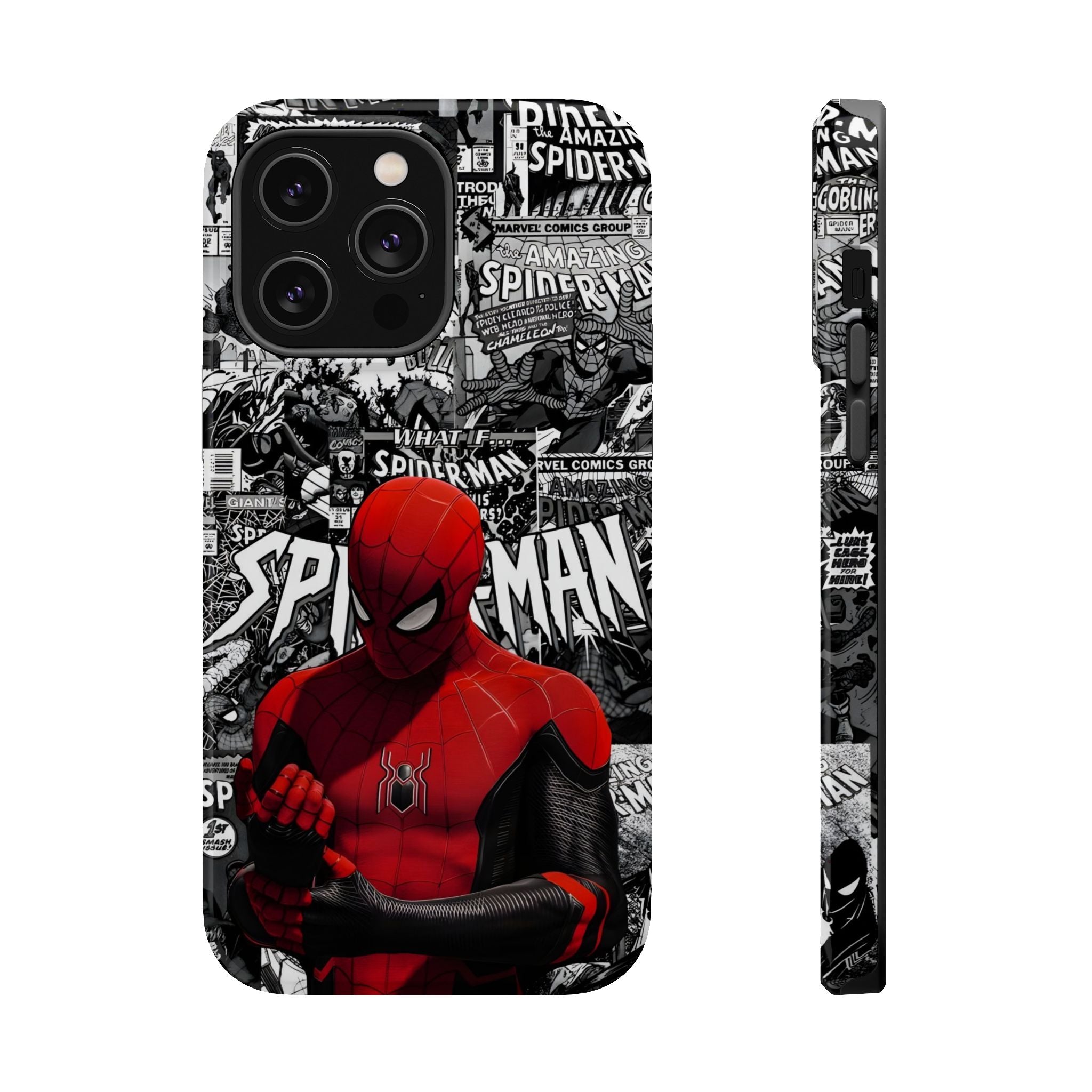 Spider-Man Magnetic Tough Case, Superhero Phone Cover, Gifts for Comic Book Fans, Durable Phone Protection, Kids and Adult Accessories