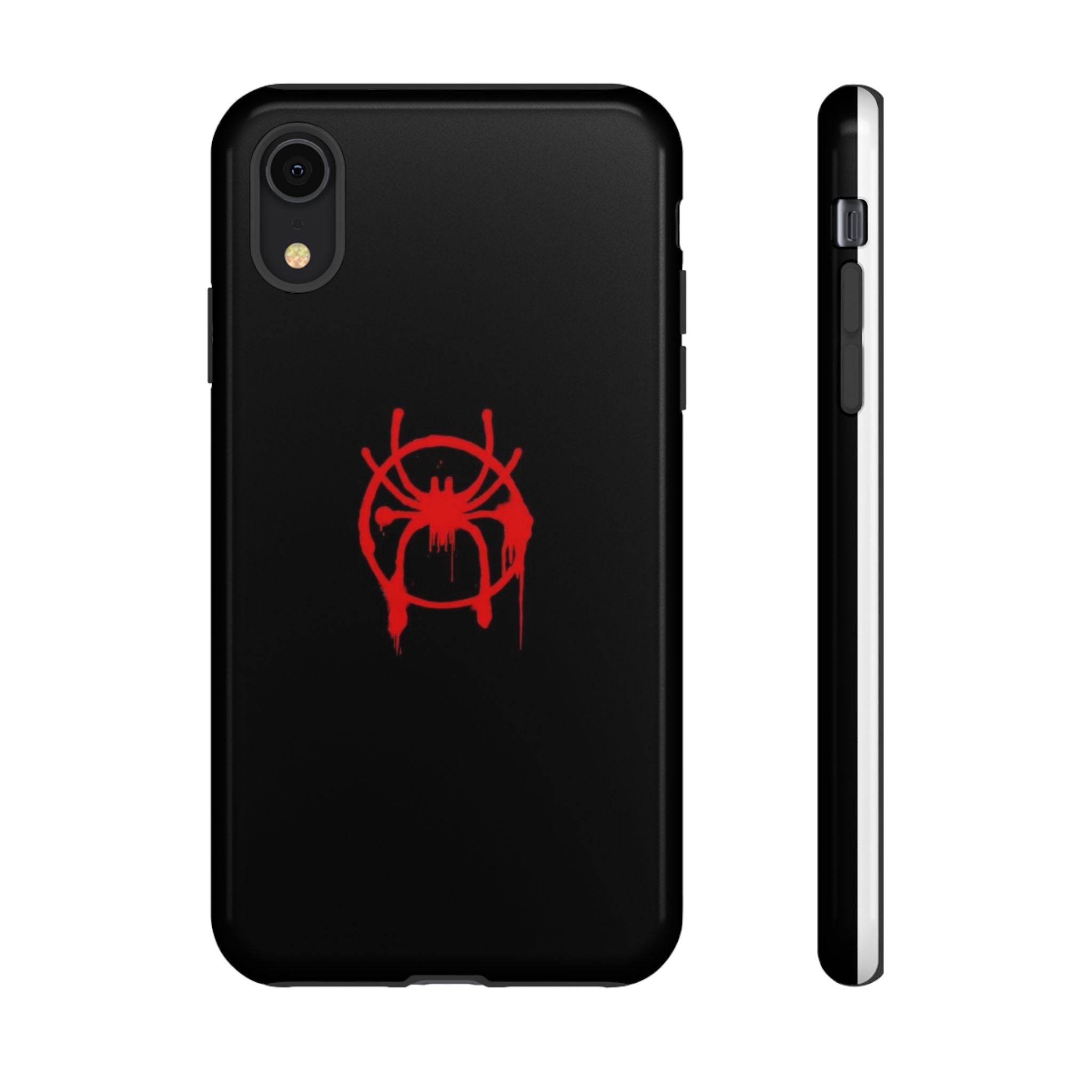 Red Spider Graphic Phone Case, Tough Phone Cover, Custom Mobile Protector, Stylish Gadget Accessory, Gift for Spider Fans