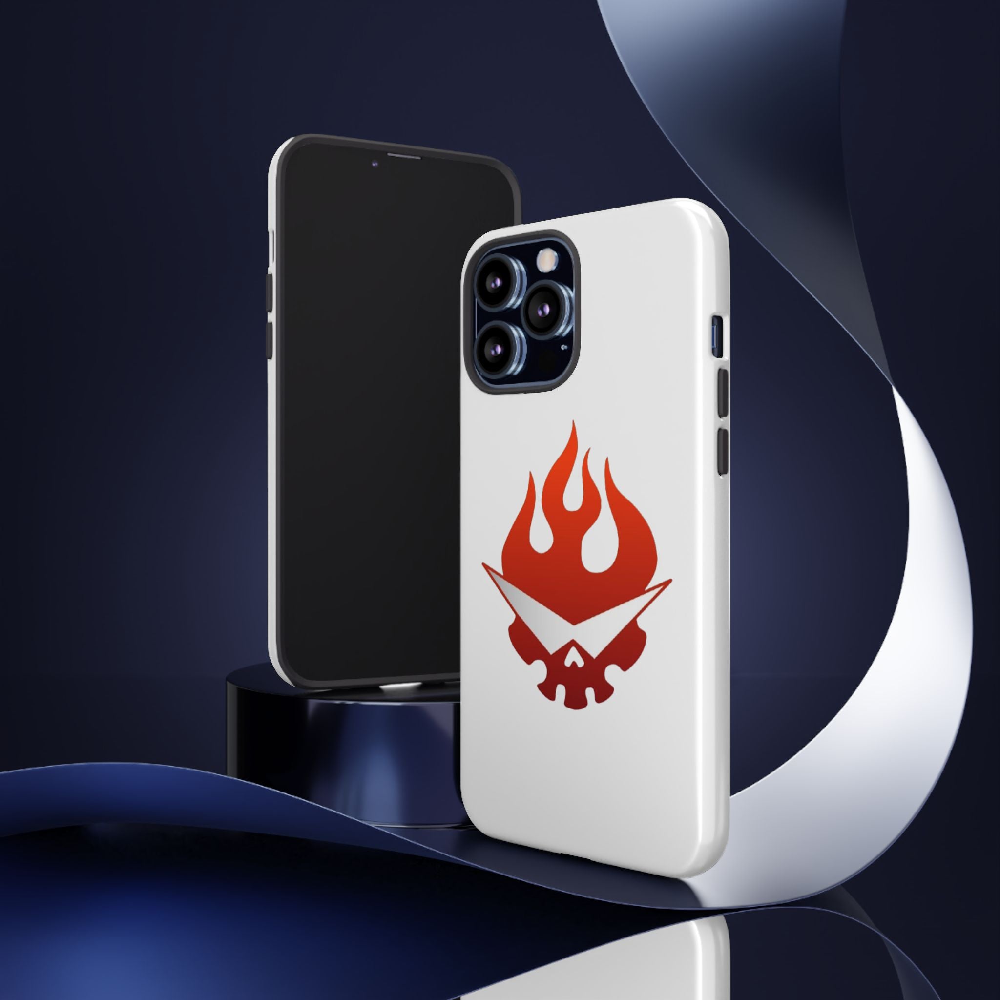 Bold Flame Phone Case, Tough Cases for Daily Protection, Stylish Accessories, Gift for Fire Lovers, Trendy Tech Gear