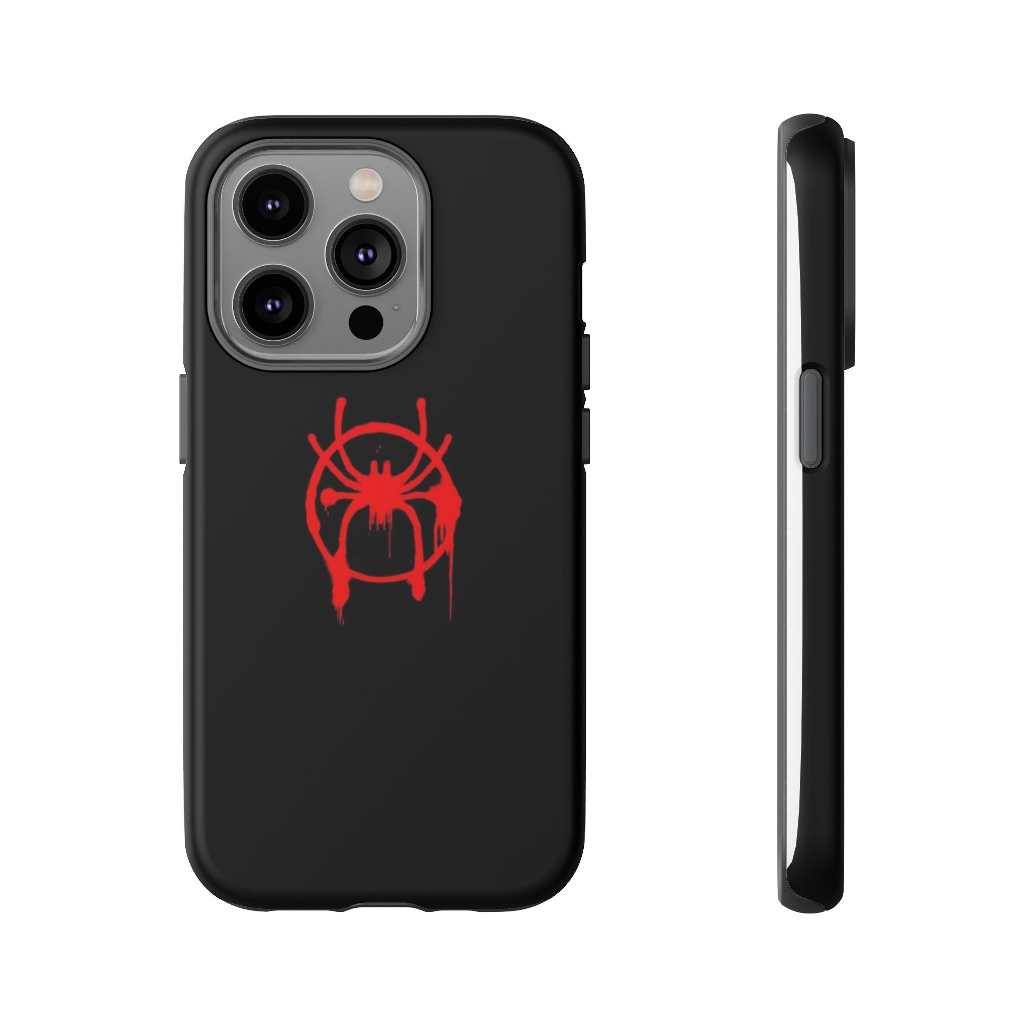 Red Spider Graphic Phone Case, Tough Phone Cover, Custom Mobile Protector, Stylish Gadget Accessory, Gift for Spider Fans