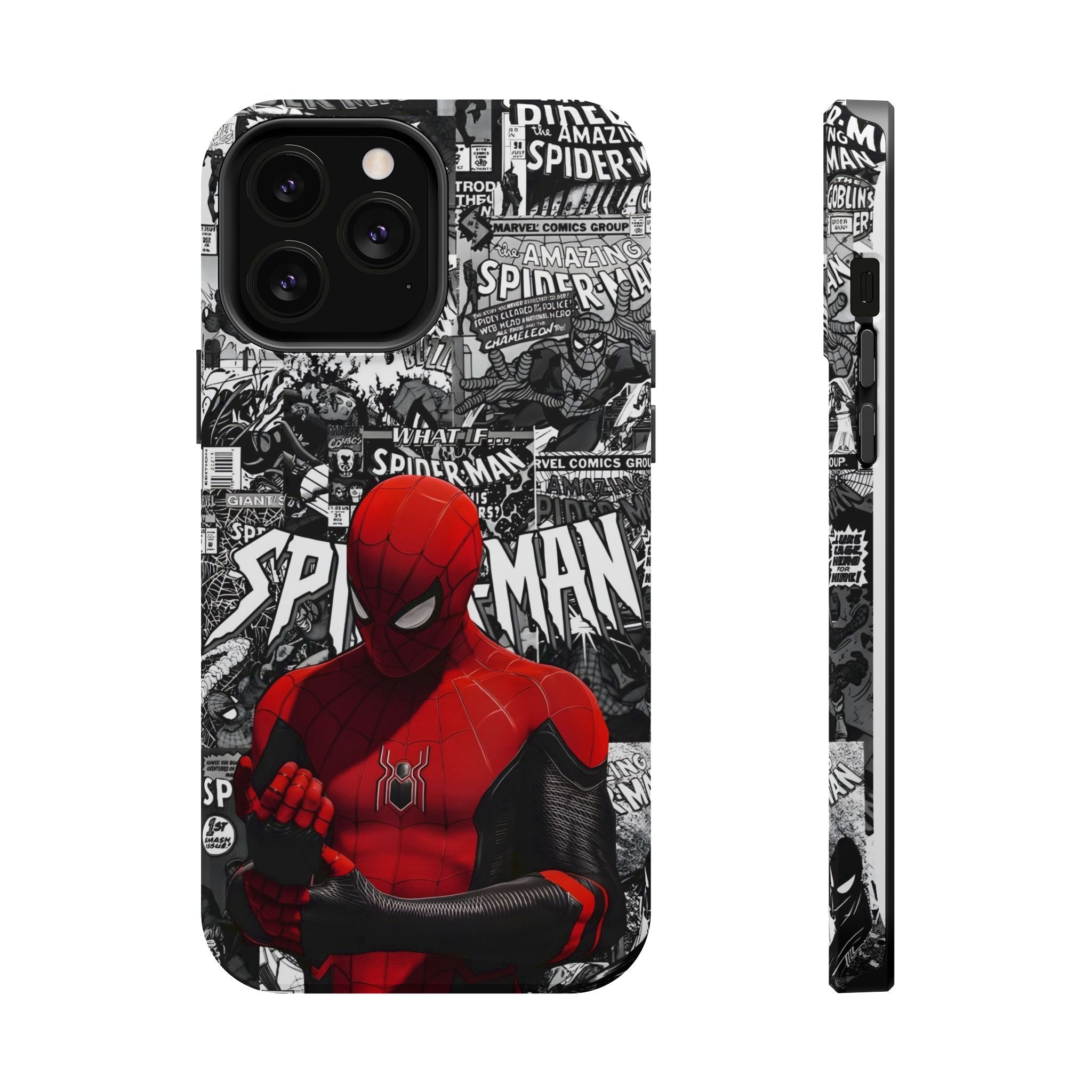 Spider-Man Magnetic Tough Case, Superhero Phone Cover, Gifts for Comic Book Fans, Durable Phone Protection, Kids and Adult Accessories