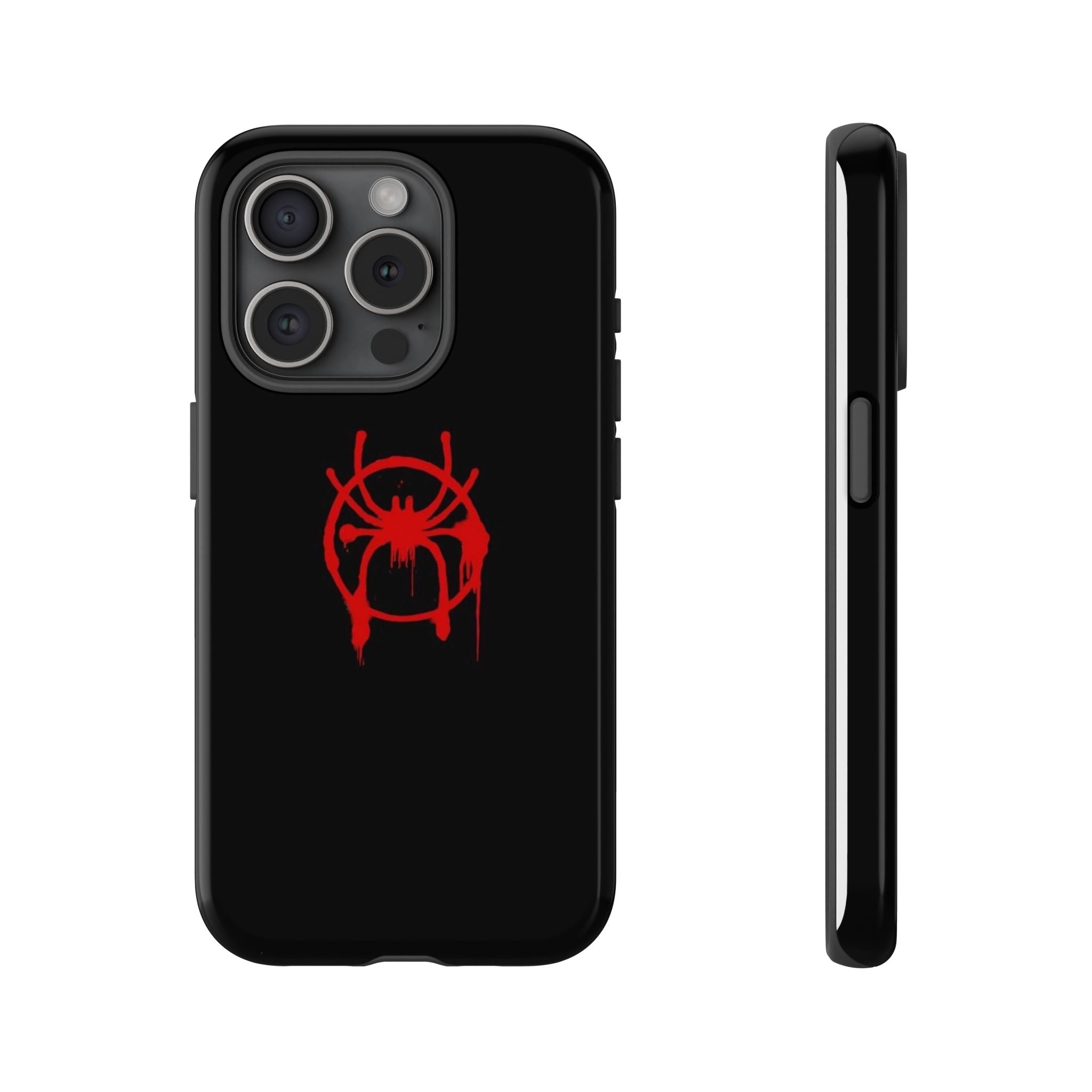 Red Spider Graphic Phone Case, Tough Phone Cover, Custom Mobile Protector, Stylish Gadget Accessory, Gift for Spider Fans
