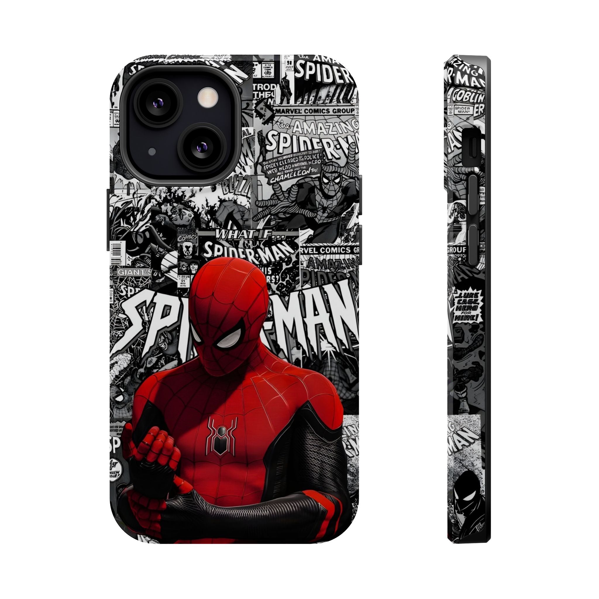 Spider-Man Magnetic Tough Case, Superhero Phone Cover, Gifts for Comic Book Fans, Durable Phone Protection, Kids and Adult Accessories
