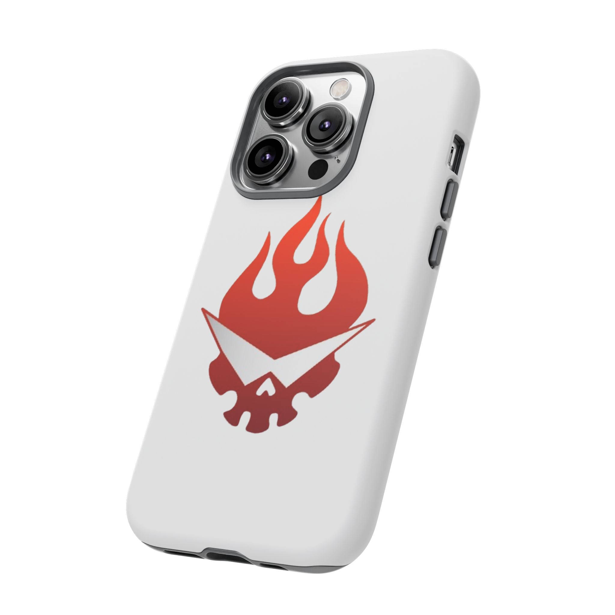 Bold Flame Phone Case, Tough Cases for Daily Protection, Stylish Accessories, Gift for Fire Lovers, Trendy Tech Gear