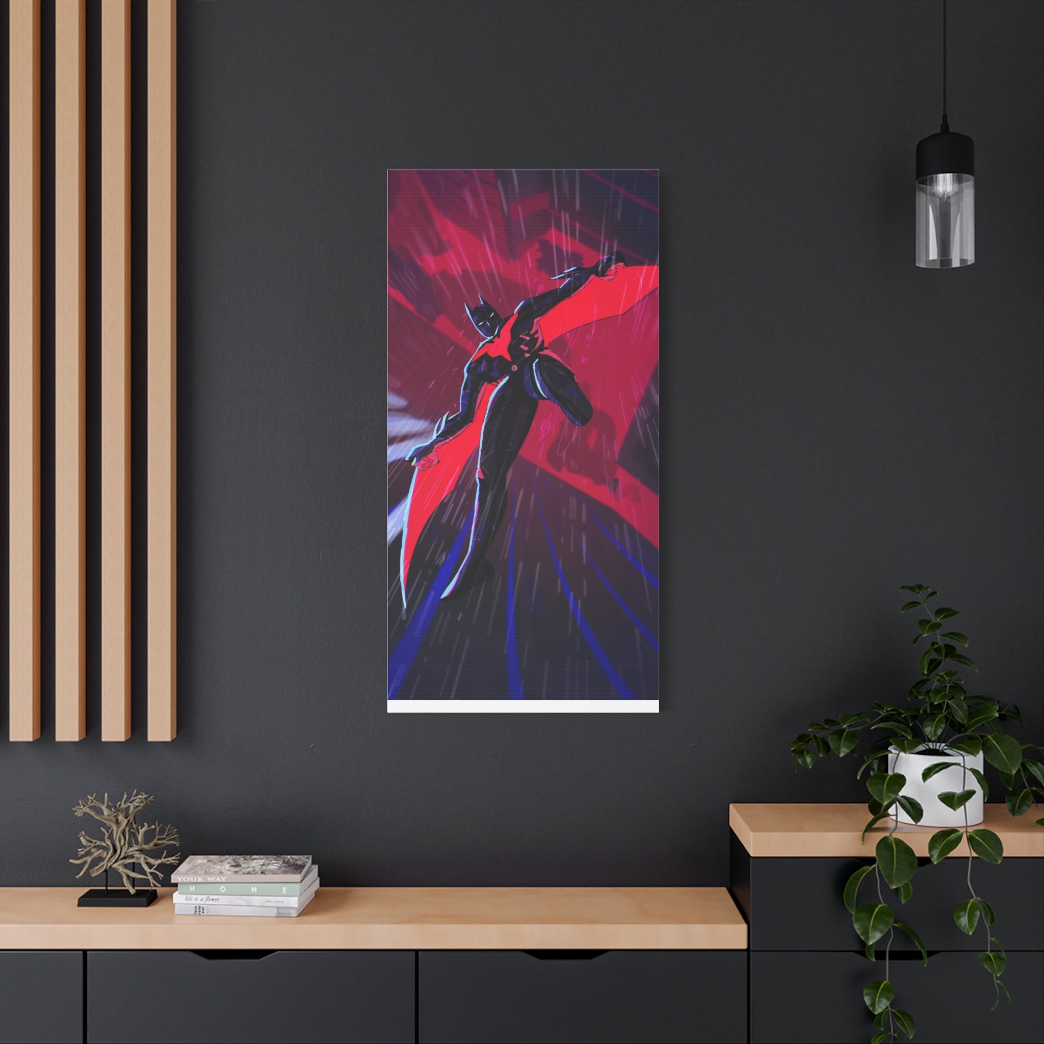 Stretched Canvas Art Print, Gothic Wall Decor, Perfect Gift for Art Lovers, Modern Bedroom Decor, Unique Home Wall Art, Gift for Her