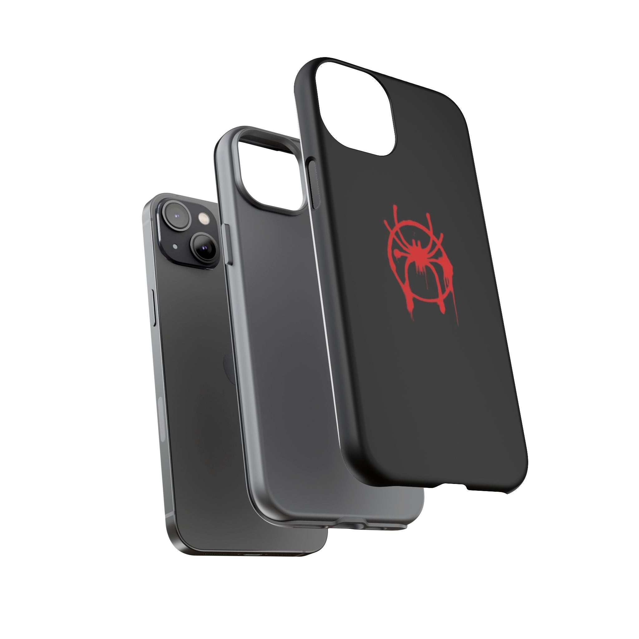 Red Spider Graphic Phone Case, Tough Phone Cover, Custom Mobile Protector, Stylish Gadget Accessory, Gift for Spider Fans
