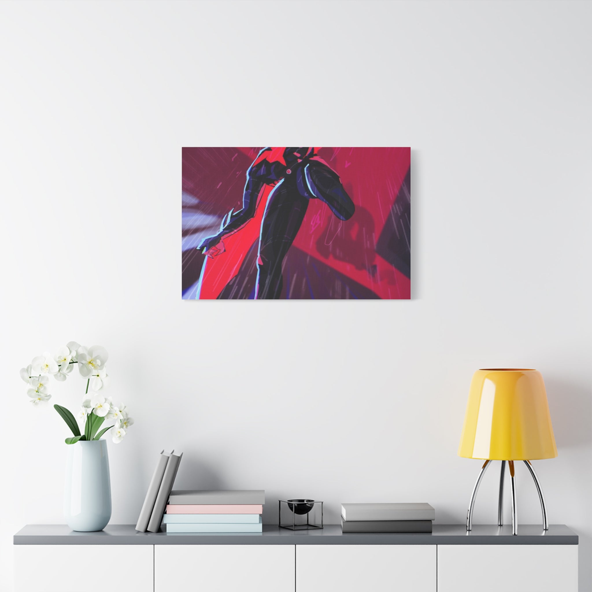 Stretched Canvas Art Print, Gothic Wall Decor, Perfect Gift for Art Lovers, Modern Bedroom Decor, Unique Home Wall Art, Gift for Her