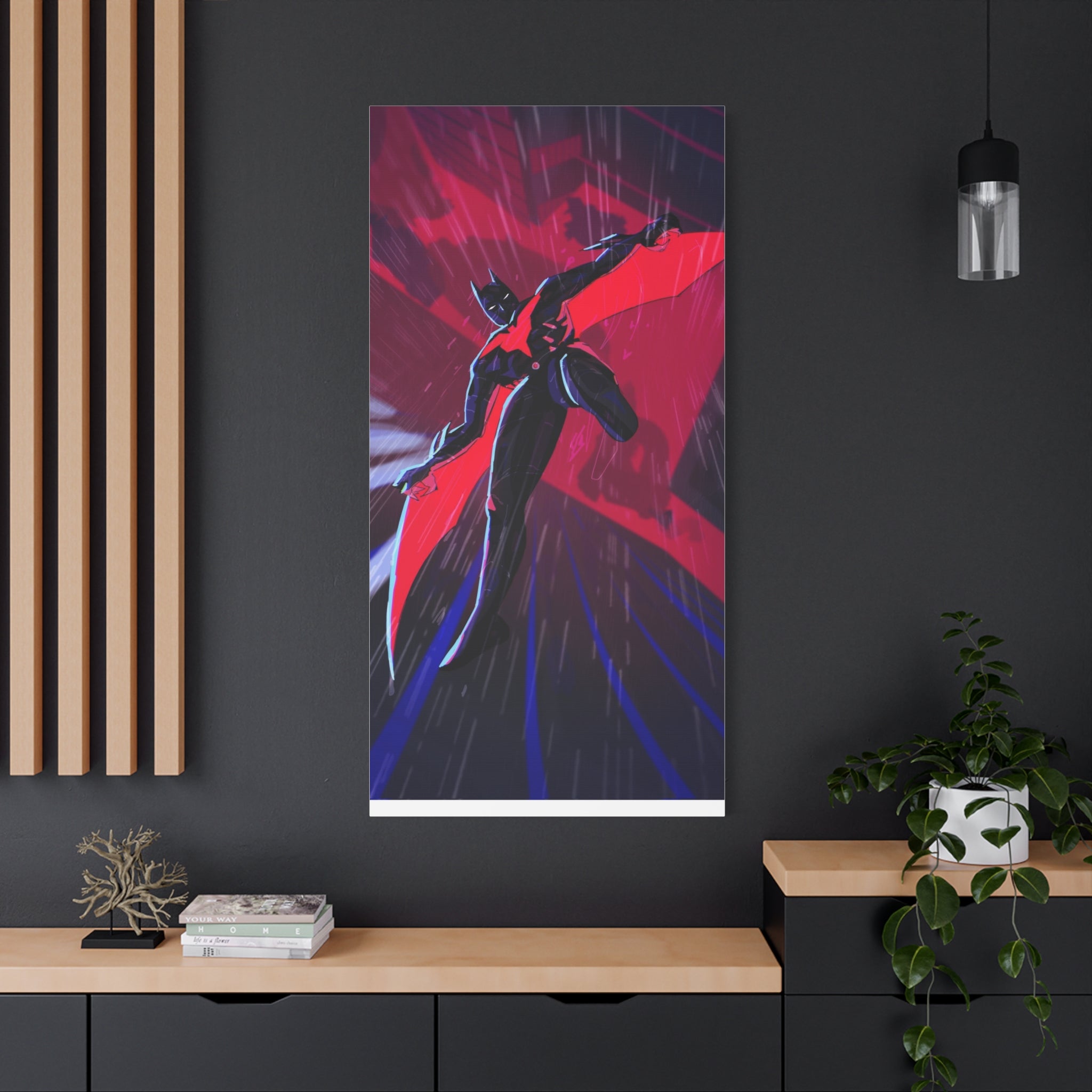 Stretched Canvas Art Print, Gothic Wall Decor, Perfect Gift for Art Lovers, Modern Bedroom Decor, Unique Home Wall Art, Gift for Her
