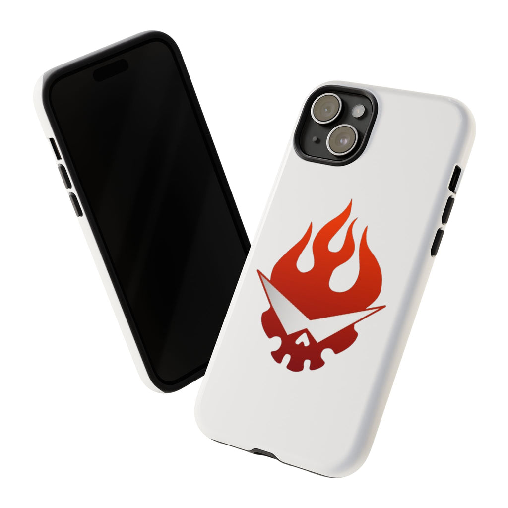 Bold Flame Phone Case, Tough Cases for Daily Protection, Stylish Accessories, Gift for Fire Lovers, Trendy Tech Gear