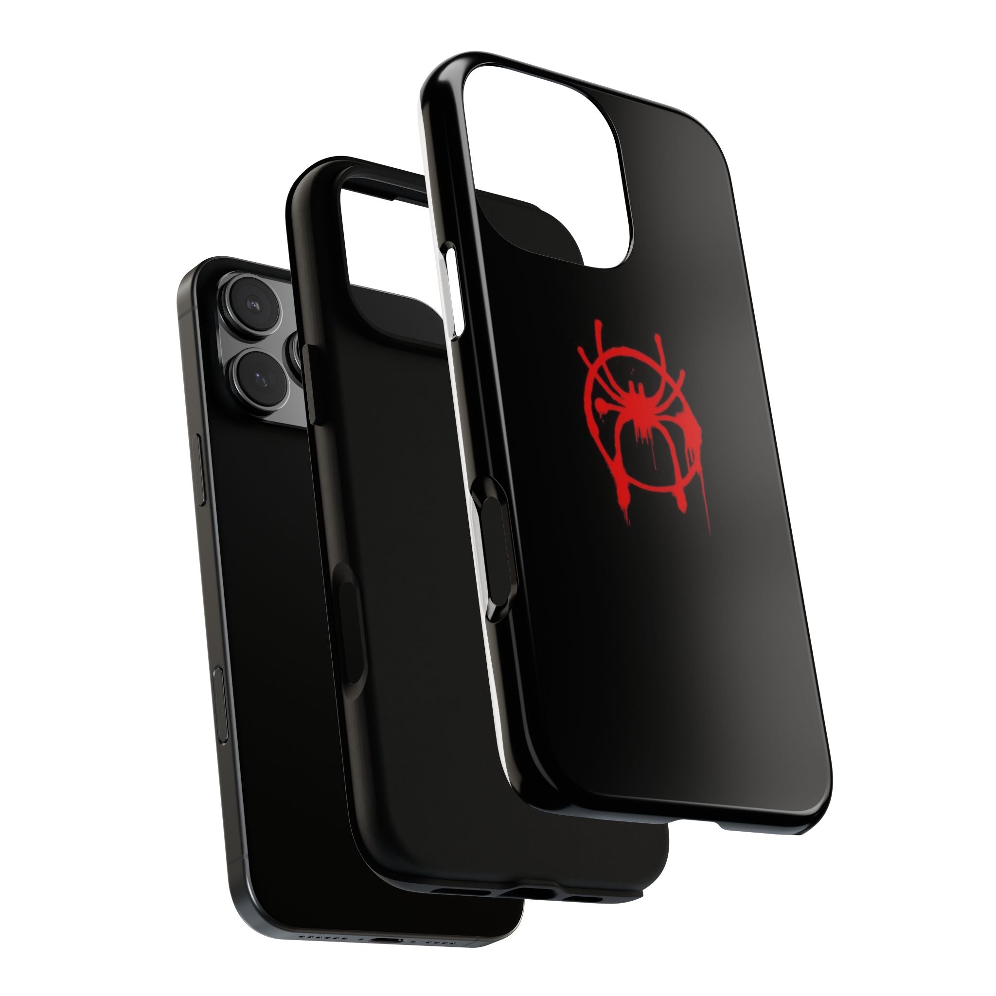 Red Spider Graphic Phone Case, Tough Phone Cover, Custom Mobile Protector, Stylish Gadget Accessory, Gift for Spider Fans