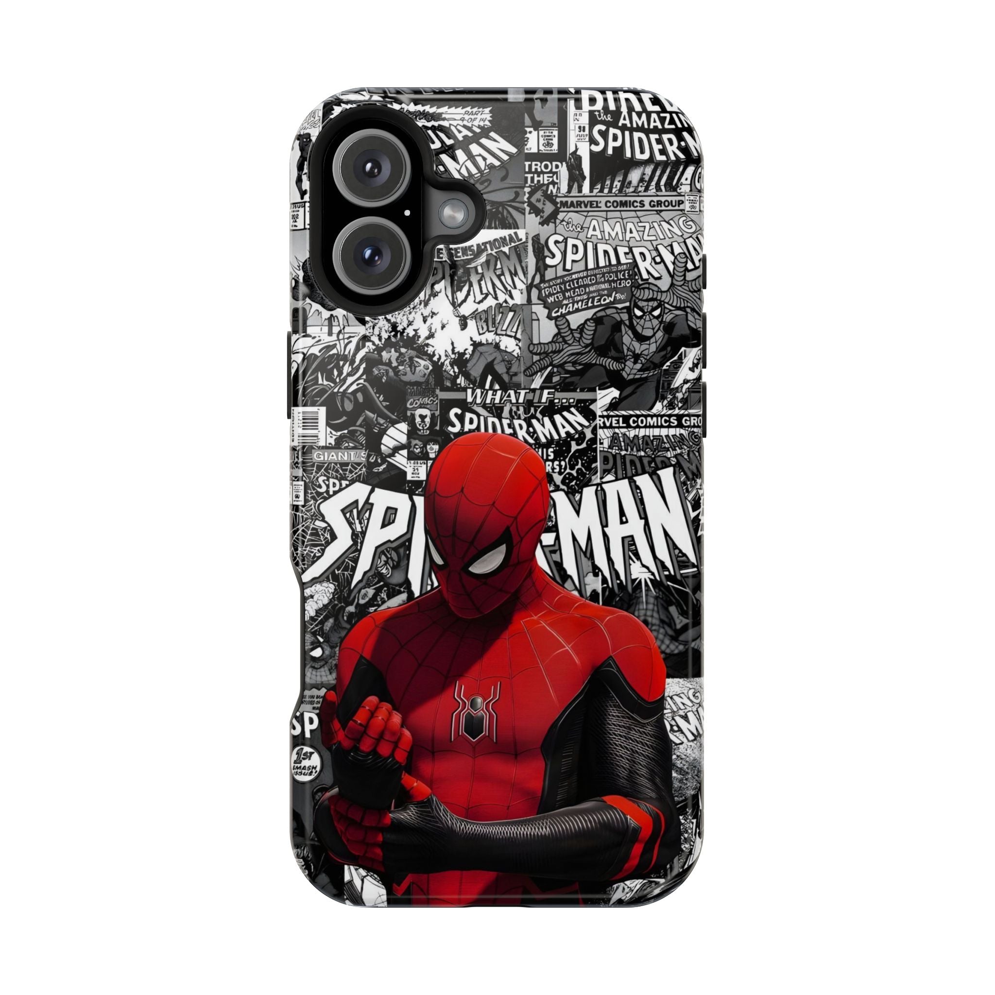 Spider-Man Magnetic Tough Case, Superhero Phone Cover, Gifts for Comic Book Fans, Durable Phone Protection, Kids and Adult Accessories