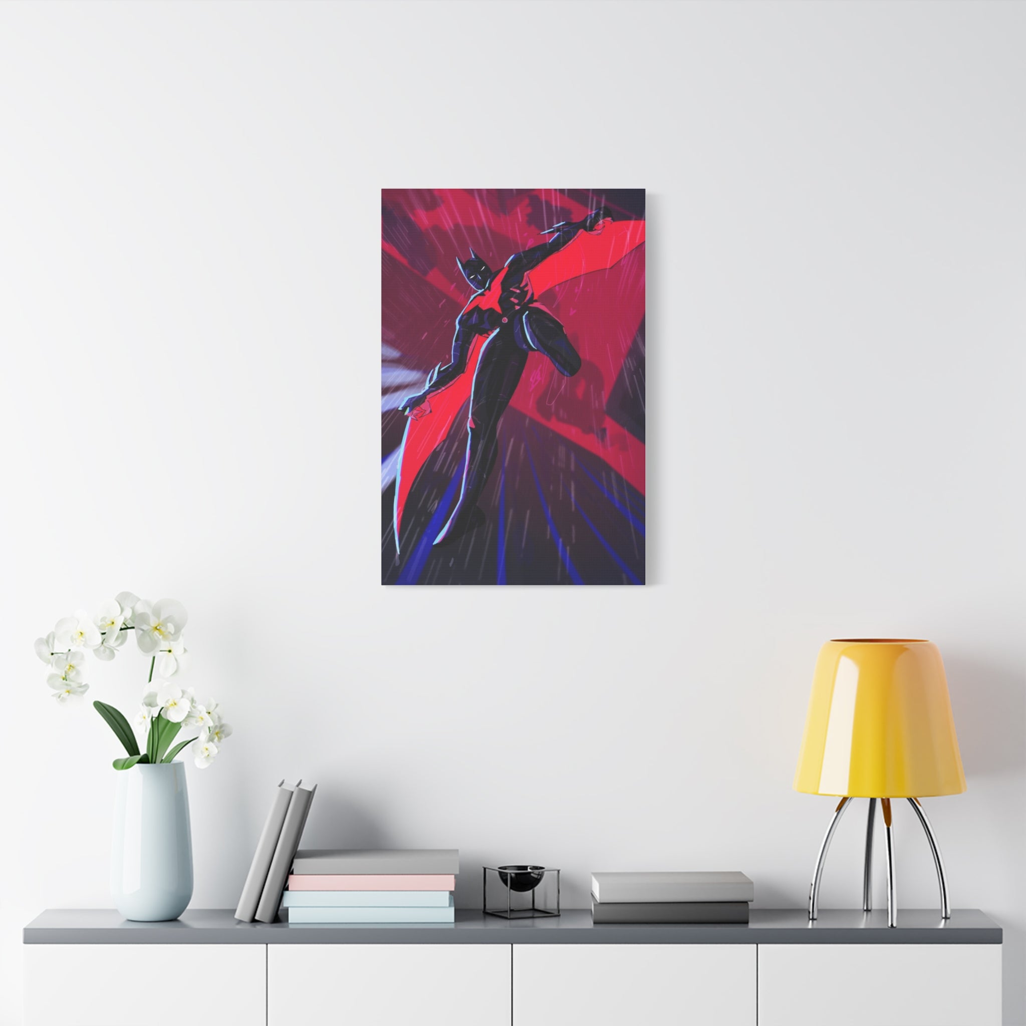 Stretched Canvas Art Print, Gothic Wall Decor, Perfect Gift for Art Lovers, Modern Bedroom Decor, Unique Home Wall Art, Gift for Her