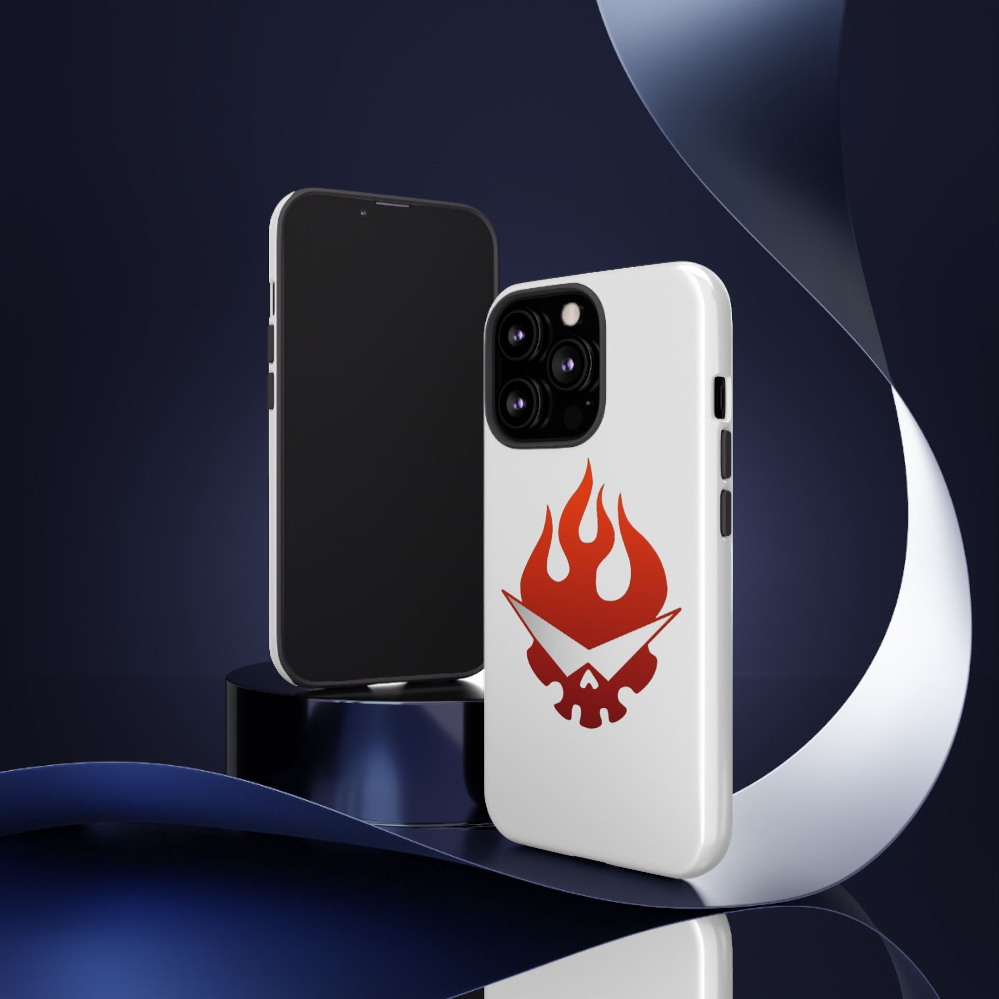 Bold Flame Phone Case, Tough Cases for Daily Protection, Stylish Accessories, Gift for Fire Lovers, Trendy Tech Gear