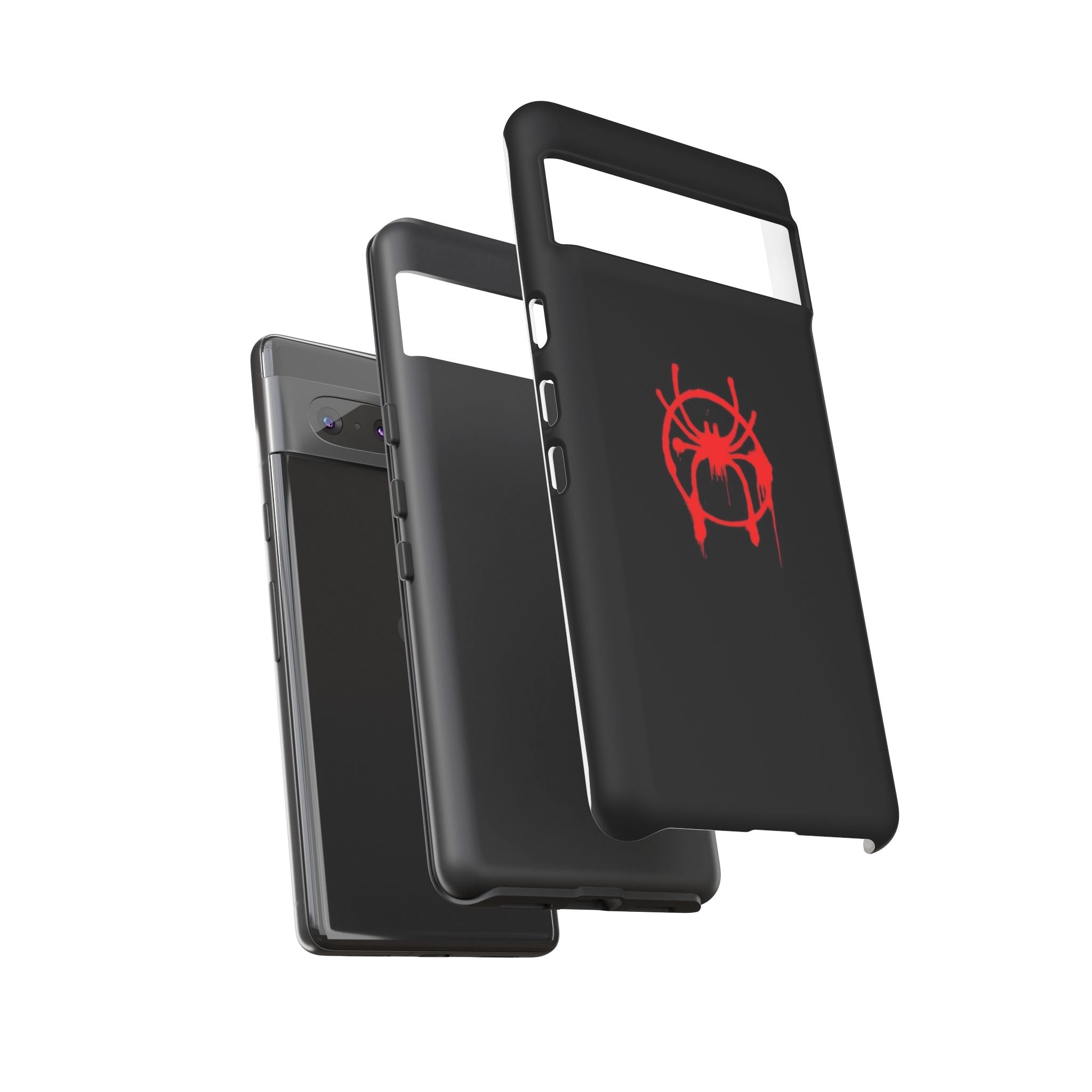 Red Spider Graphic Phone Case, Tough Phone Cover, Custom Mobile Protector, Stylish Gadget Accessory, Gift for Spider Fans