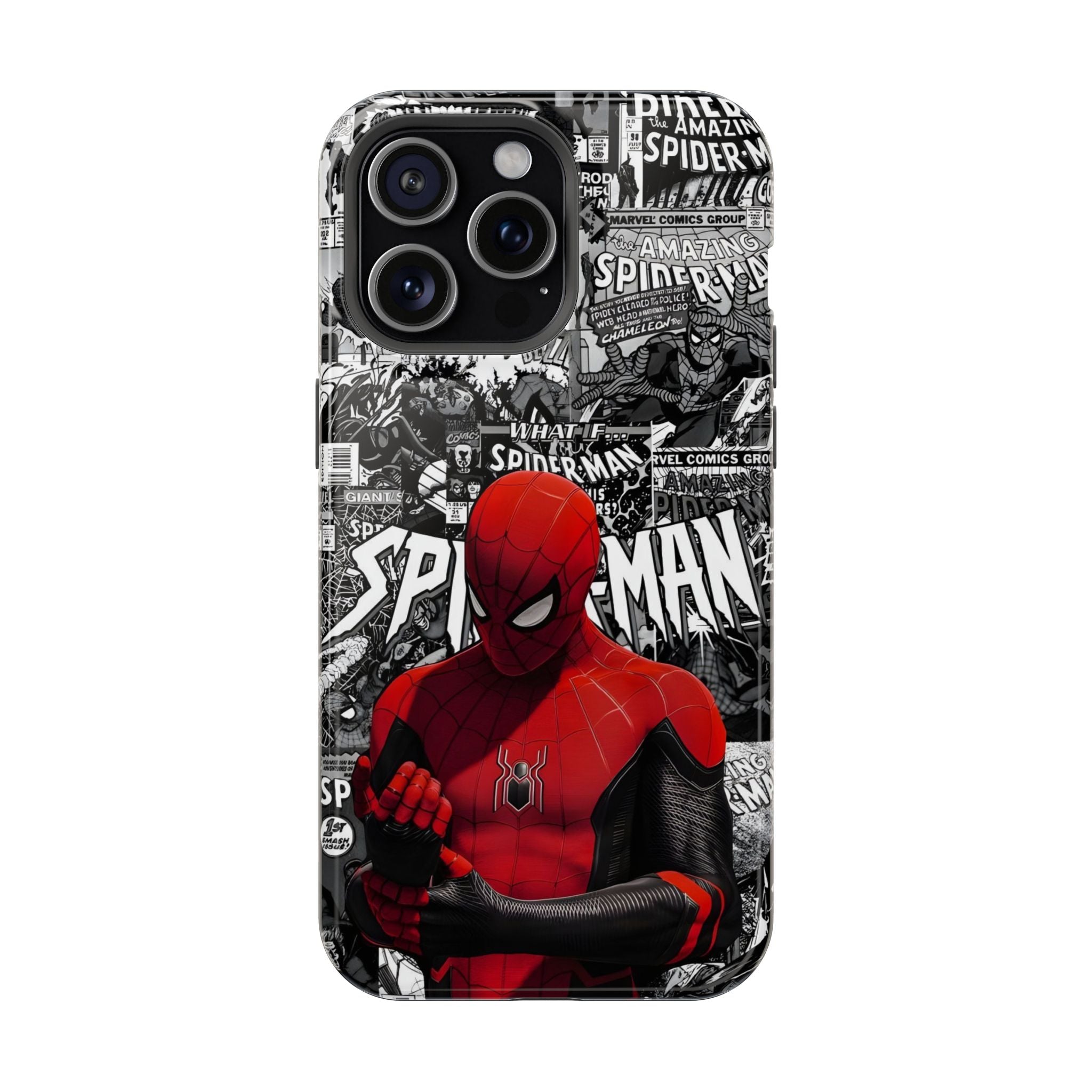 Spider-Man Magnetic Tough Case, Superhero Phone Cover, Gifts for Comic Book Fans, Durable Phone Protection, Kids and Adult Accessories