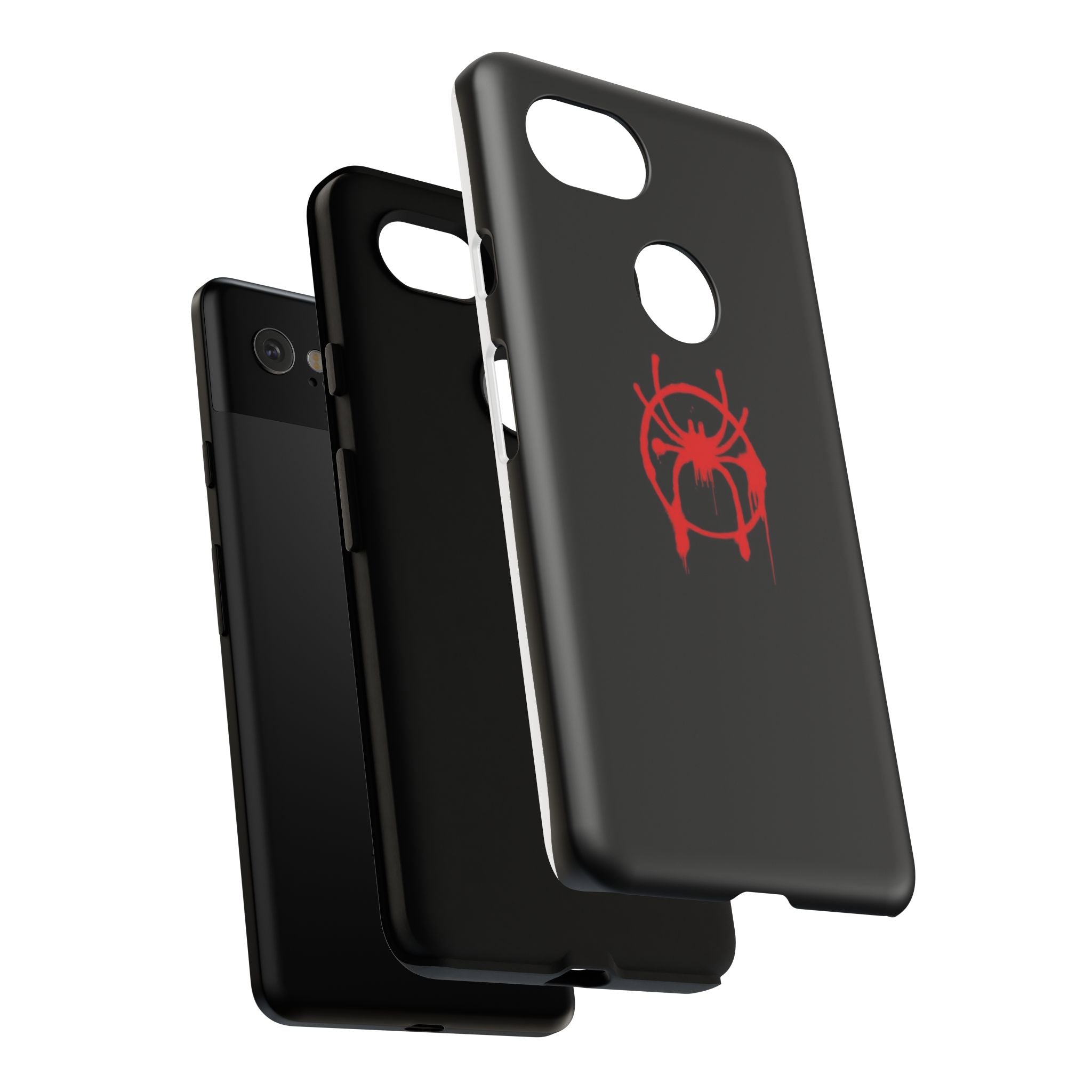Red Spider Graphic Phone Case, Tough Phone Cover, Custom Mobile Protector, Stylish Gadget Accessory, Gift for Spider Fans