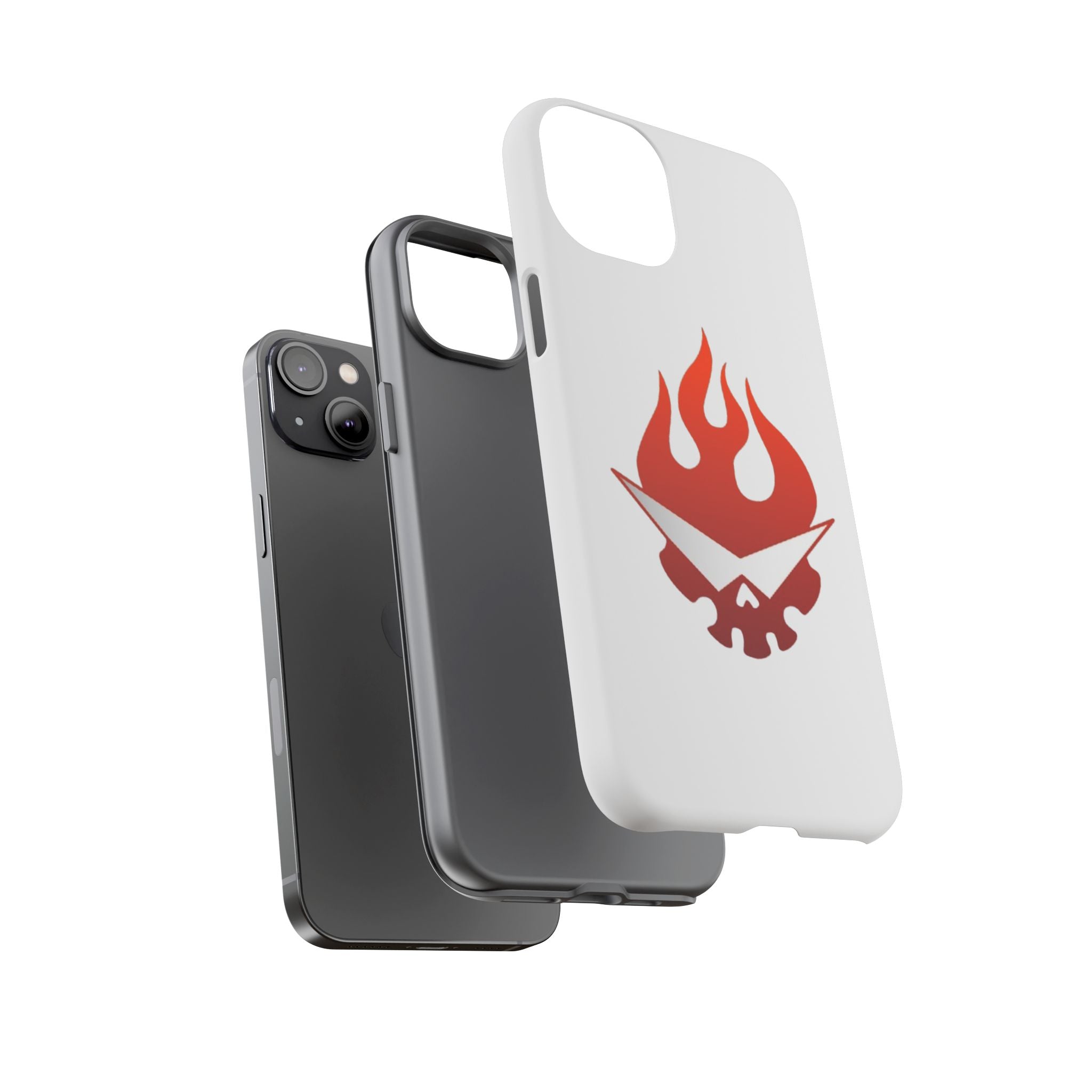 Bold Flame Phone Case, Tough Cases for Daily Protection, Stylish Accessories, Gift for Fire Lovers, Trendy Tech Gear