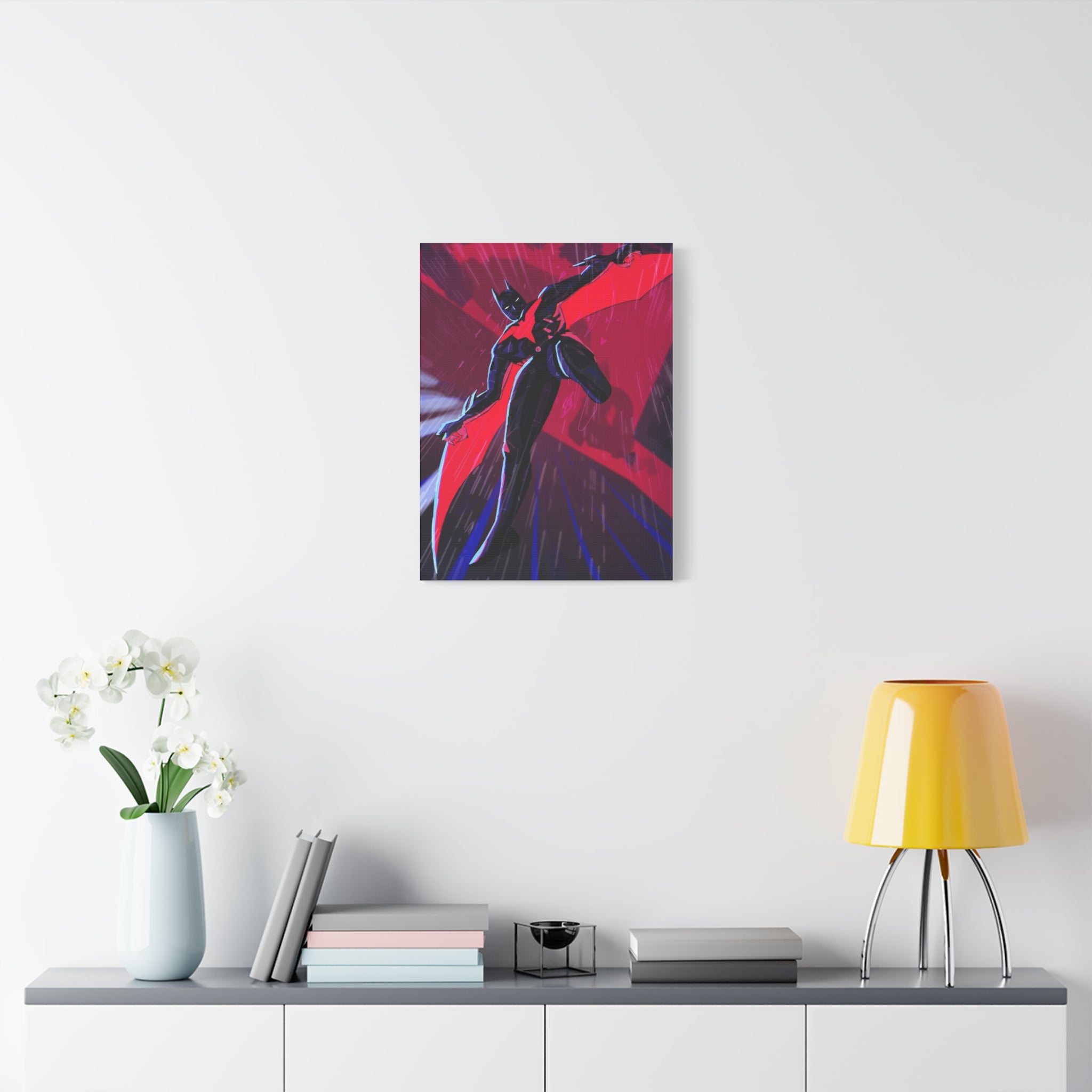 Stretched Canvas Art Print, Gothic Wall Decor, Perfect Gift for Art Lovers, Modern Bedroom Decor, Unique Home Wall Art, Gift for Her