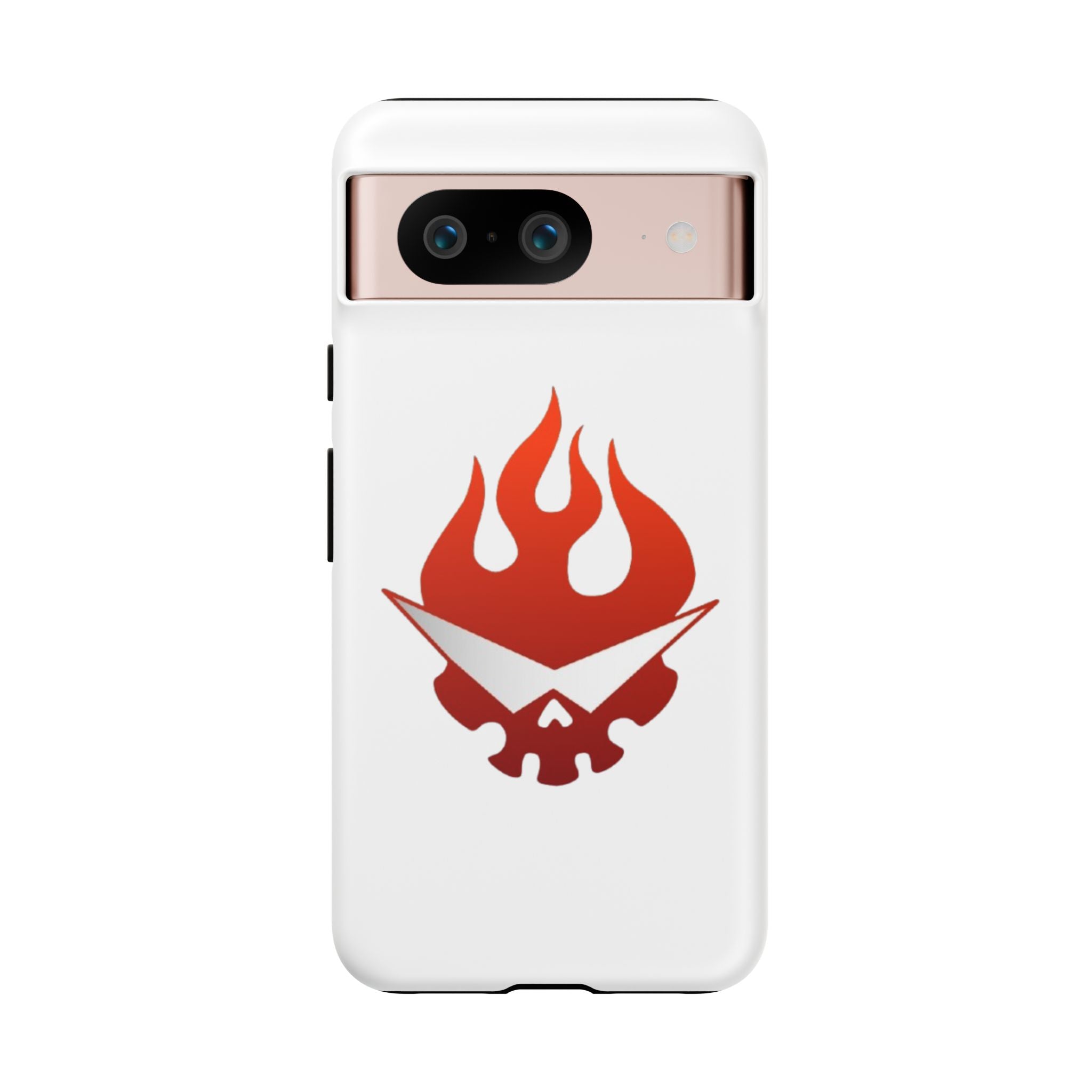 Bold Flame Phone Case, Tough Cases for Daily Protection, Stylish Accessories, Gift for Fire Lovers, Trendy Tech Gear