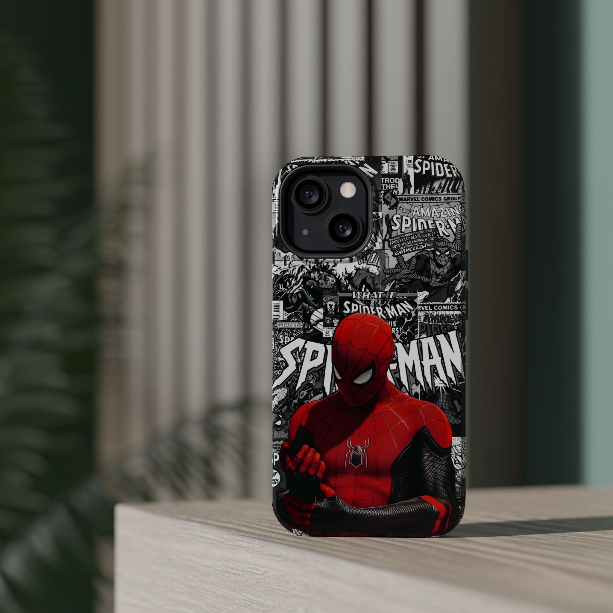 Spider-Man Magnetic Tough Case, Superhero Phone Cover, Gifts for Comic Book Fans, Durable Phone Protection, Kids and Adult Accessories