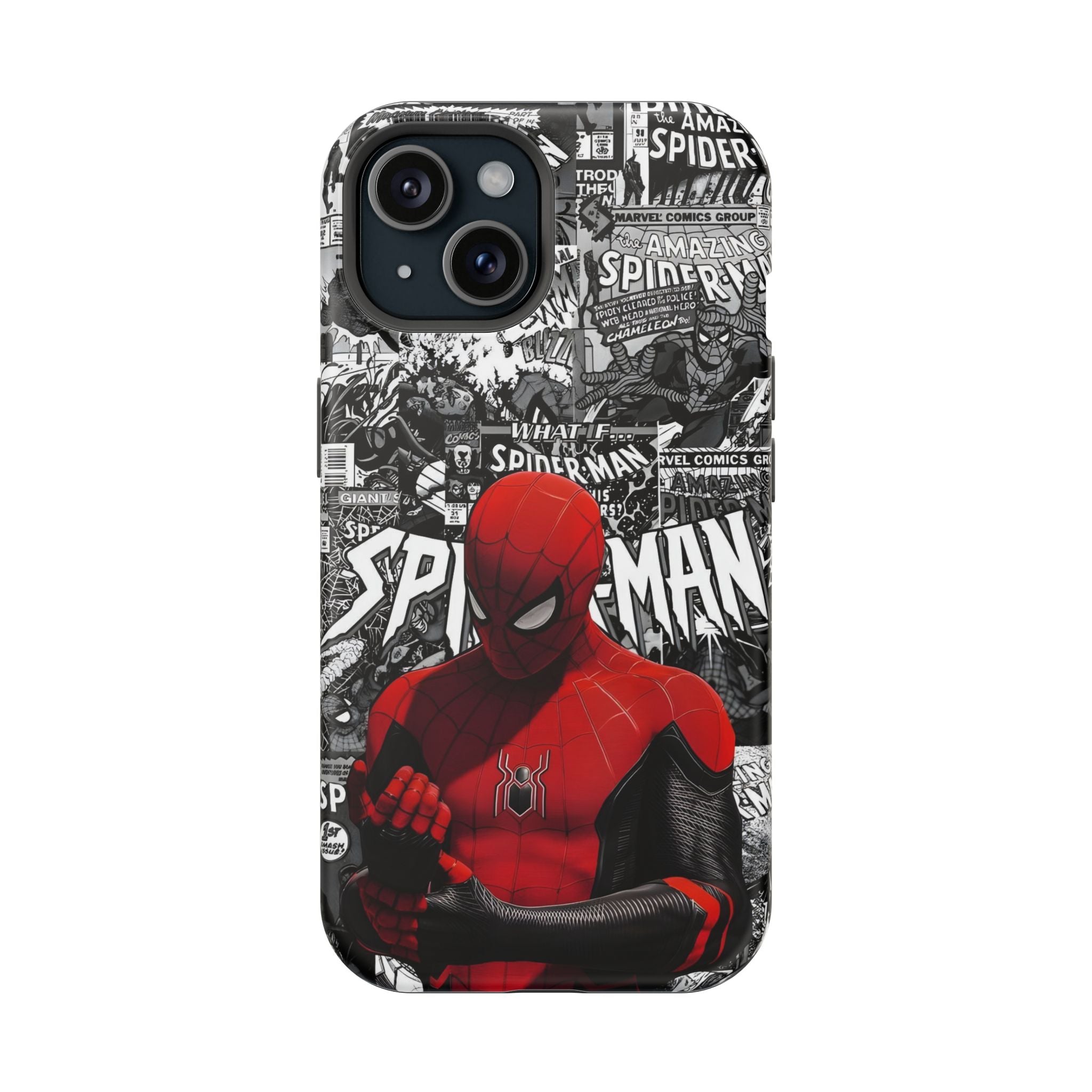 Spider-Man Magnetic Tough Case, Superhero Phone Cover, Gifts for Comic Book Fans, Durable Phone Protection, Kids and Adult Accessories